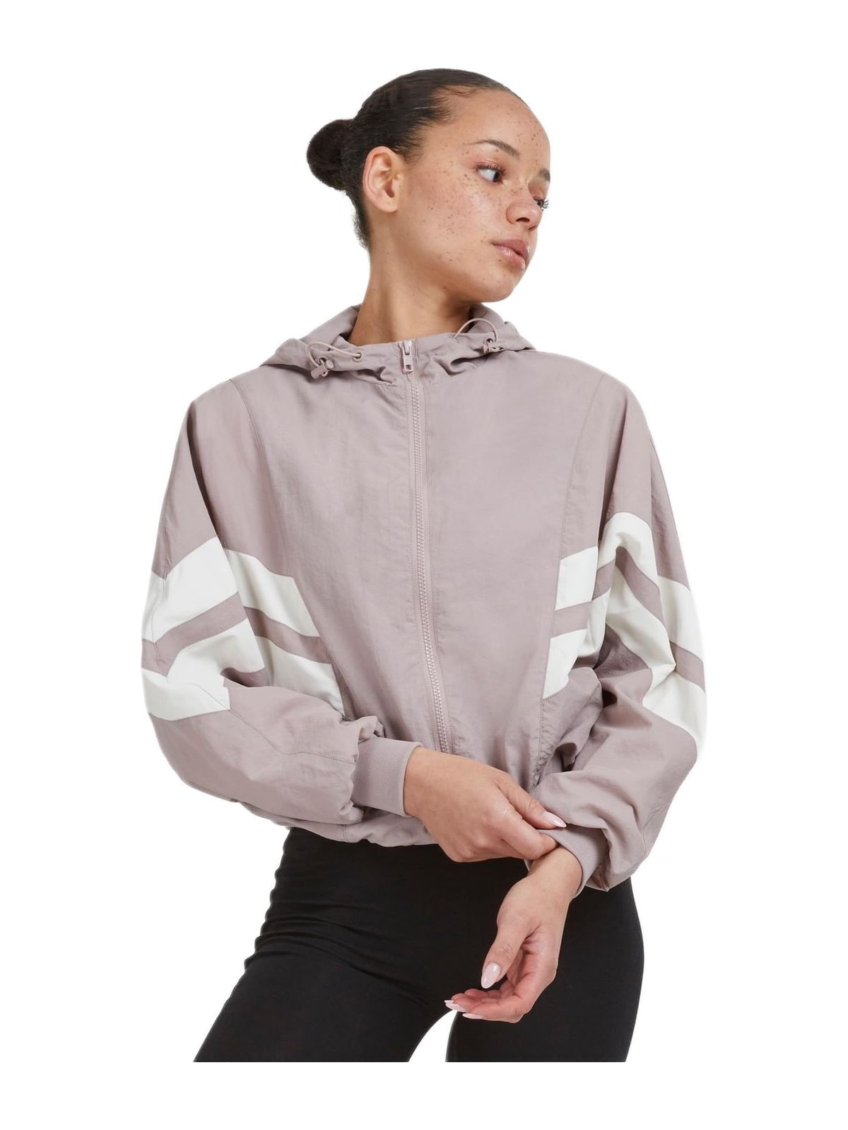 Γυναικείο Μπουφάν Crinkle Batwing TB2664 Urban Classics duskrose/whitesand