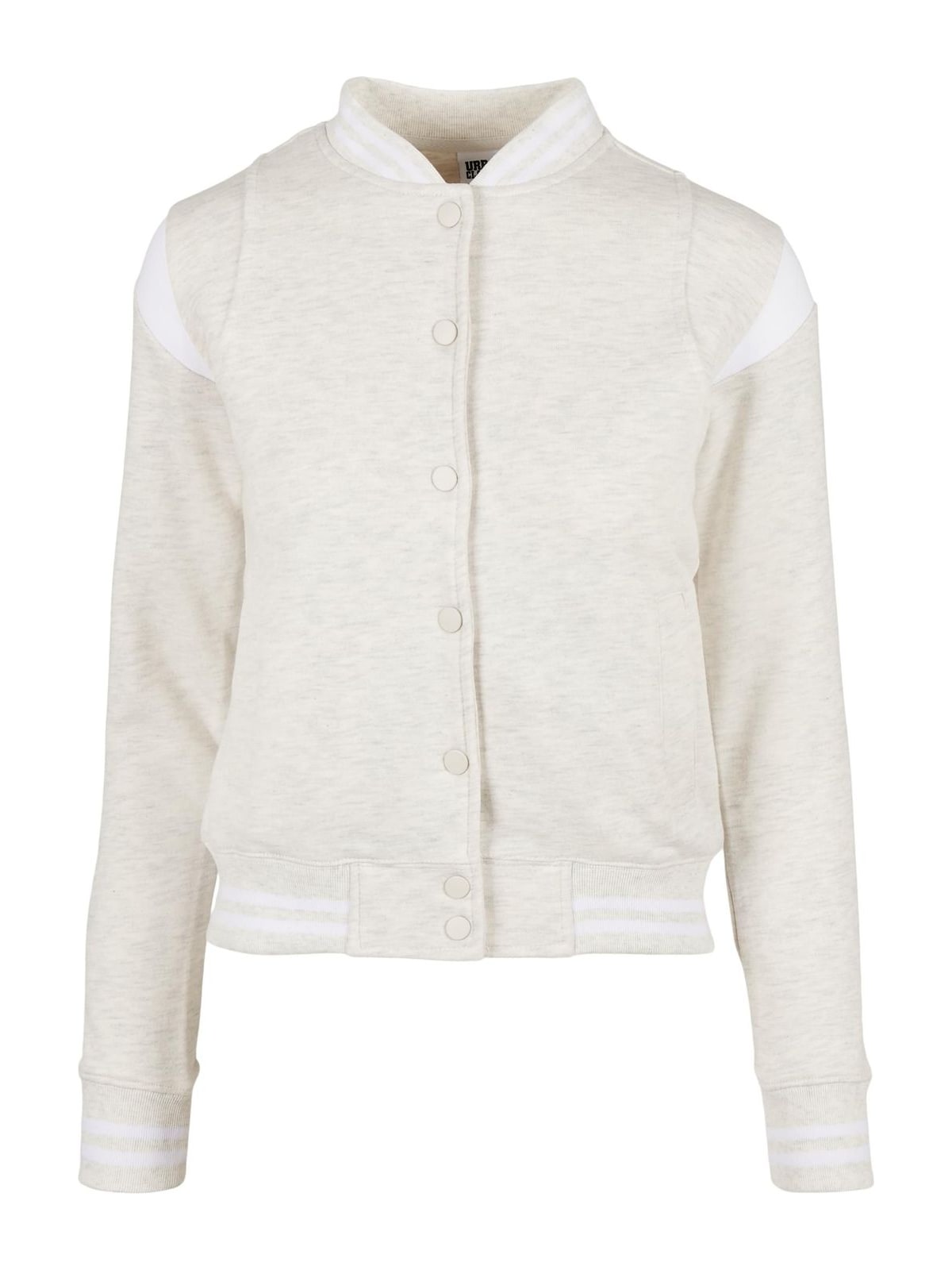 Γυναικείο Φούτερ Jacket TB2618 Urban Classics Lightgrey/White
