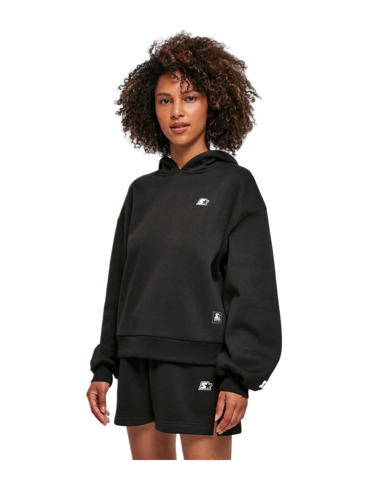 Ladies Starter Essential Oversized Hoody Starter Black Label ST228-00007 black
