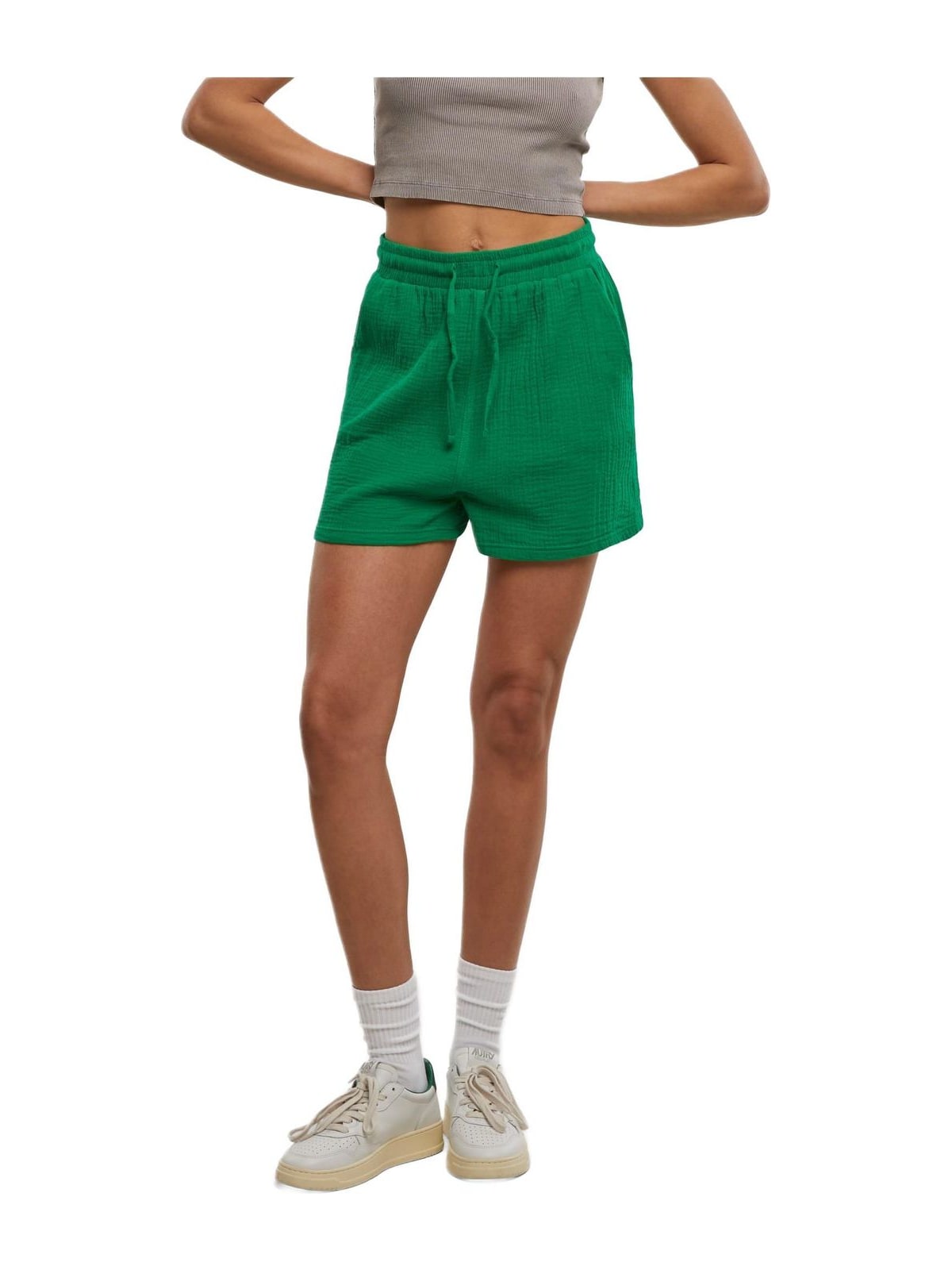 Γυναικείο Σορτς Musselin TB7467 Urban Classics froggreen