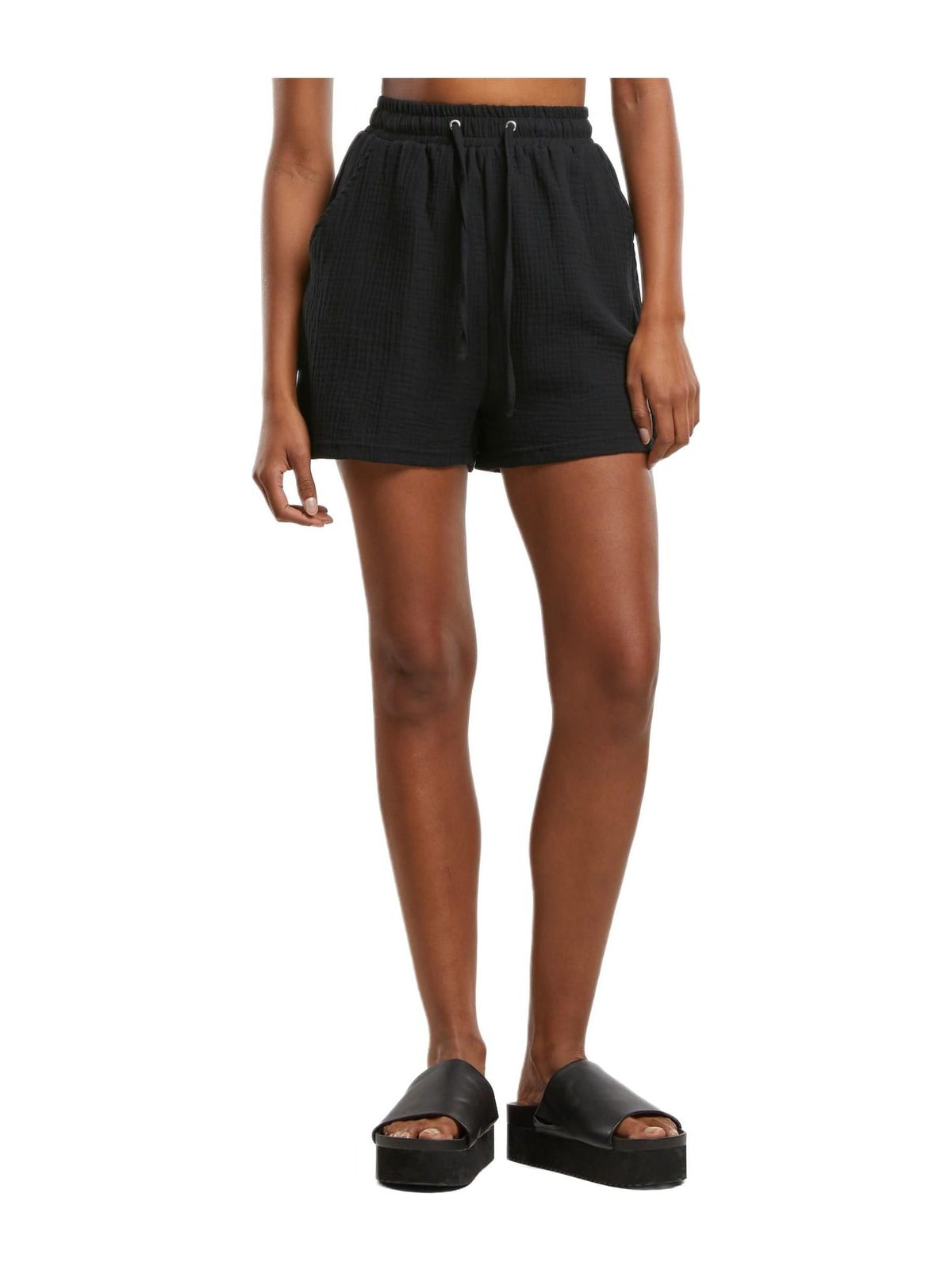 Γυναικείο Σορτς Musselin TB7467 Urban Classics Black