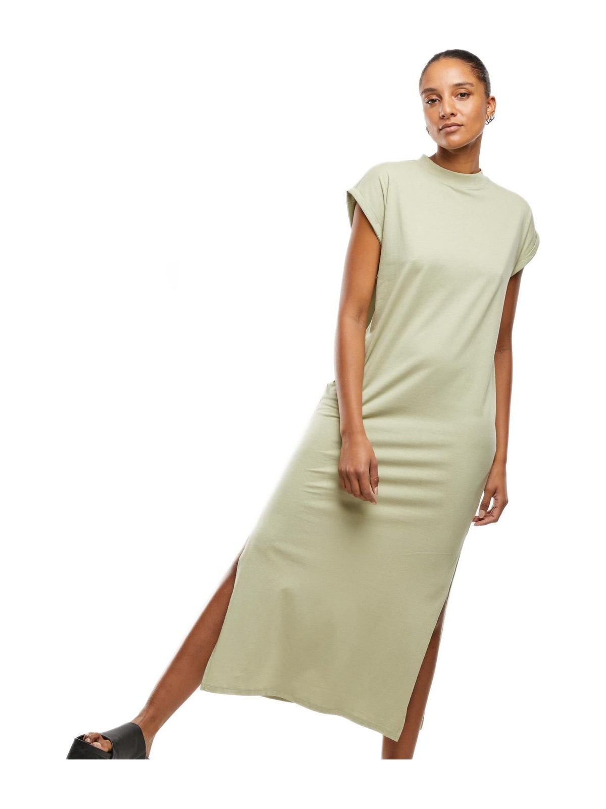 Ladies Long Extended Shoulder Dress Urban Classics TB6027-03259 softsalvia