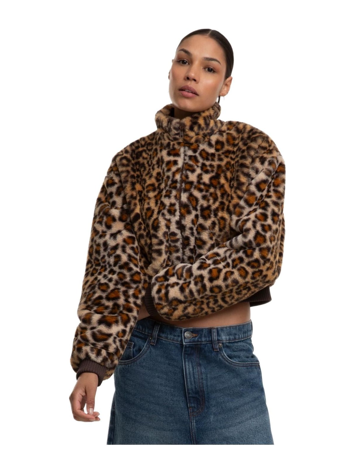 Γυναικείο Μπουφάν Faux Fur TB7938-01720 Urban Classics leo