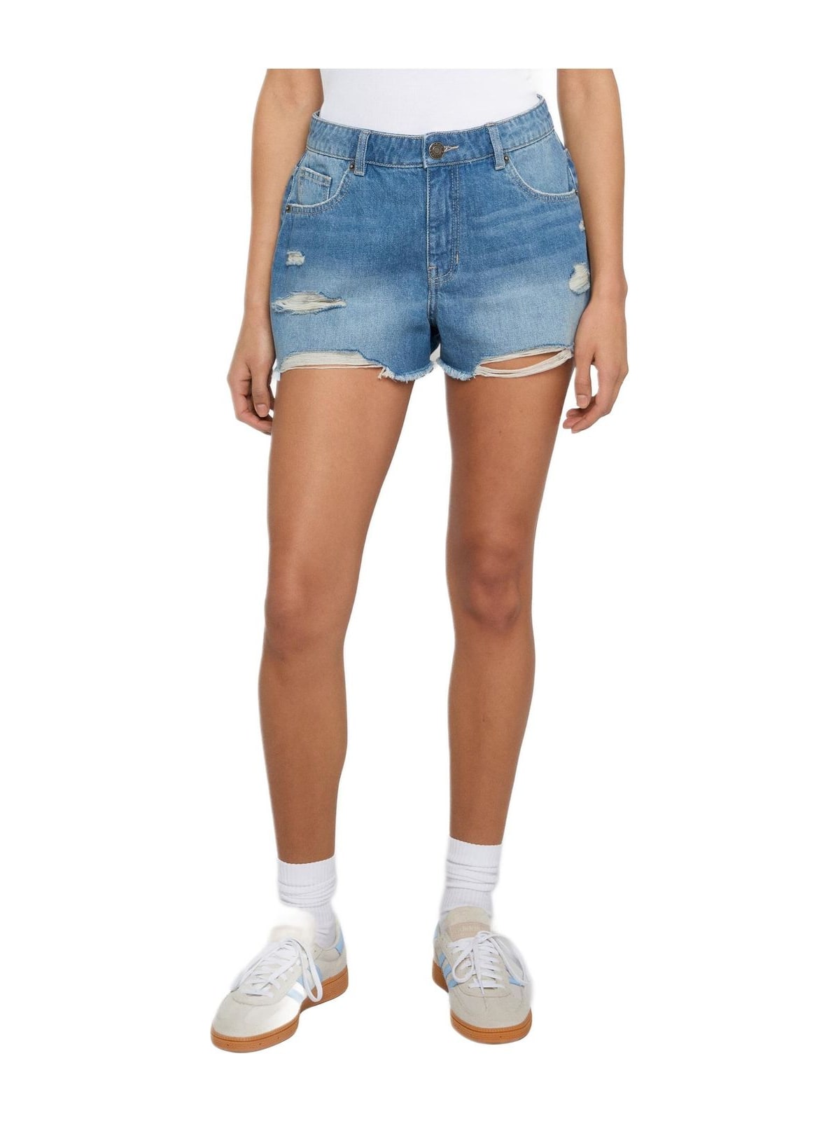 Γυναικείο Τζιν Σορτς TB8193-04326 Urban Classics Light Blue Washed
