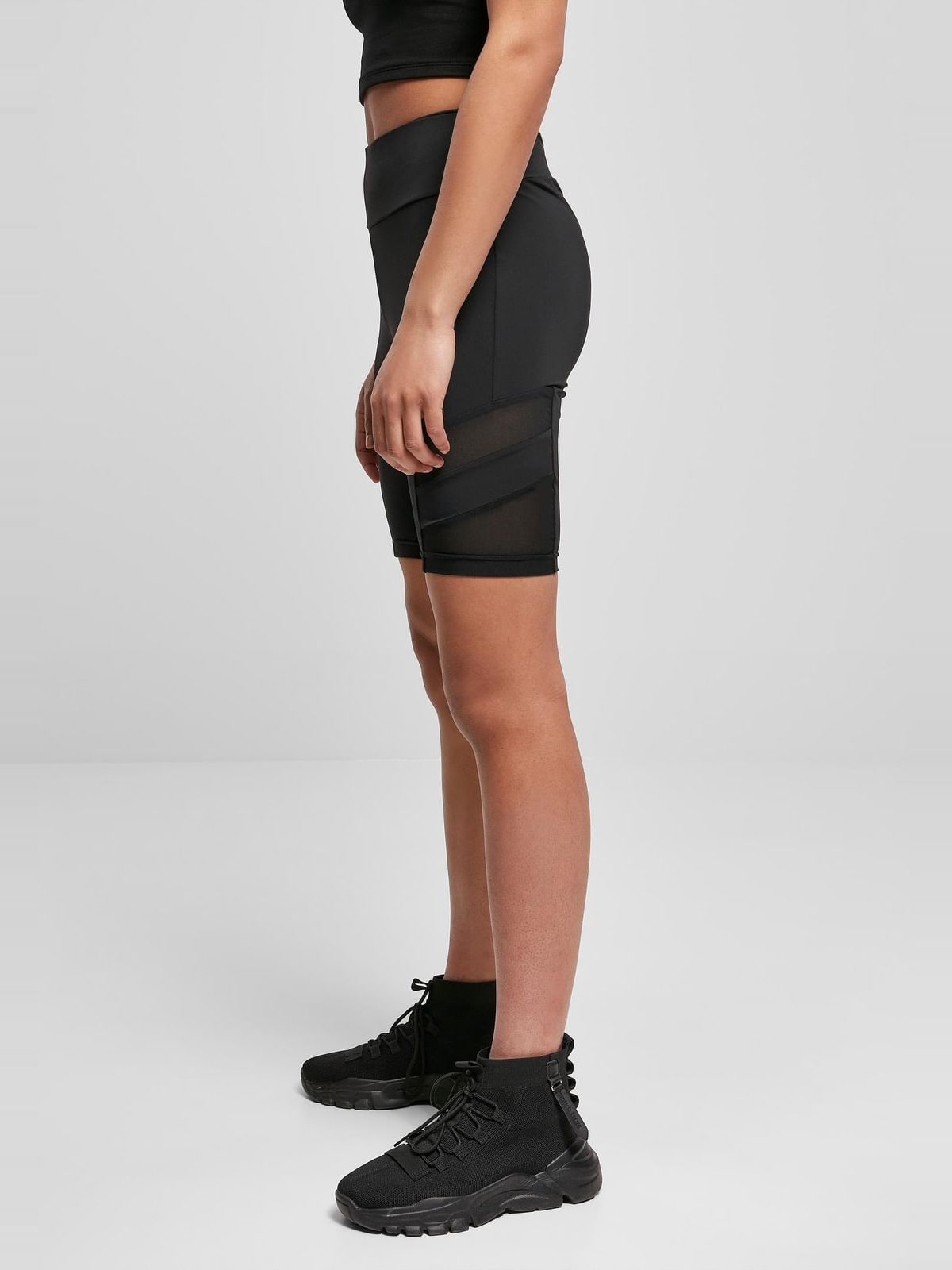 Γυναικείο Ποδηλατικό Σορτς Ψηλόμεσο TB4354 Urban Classics Black