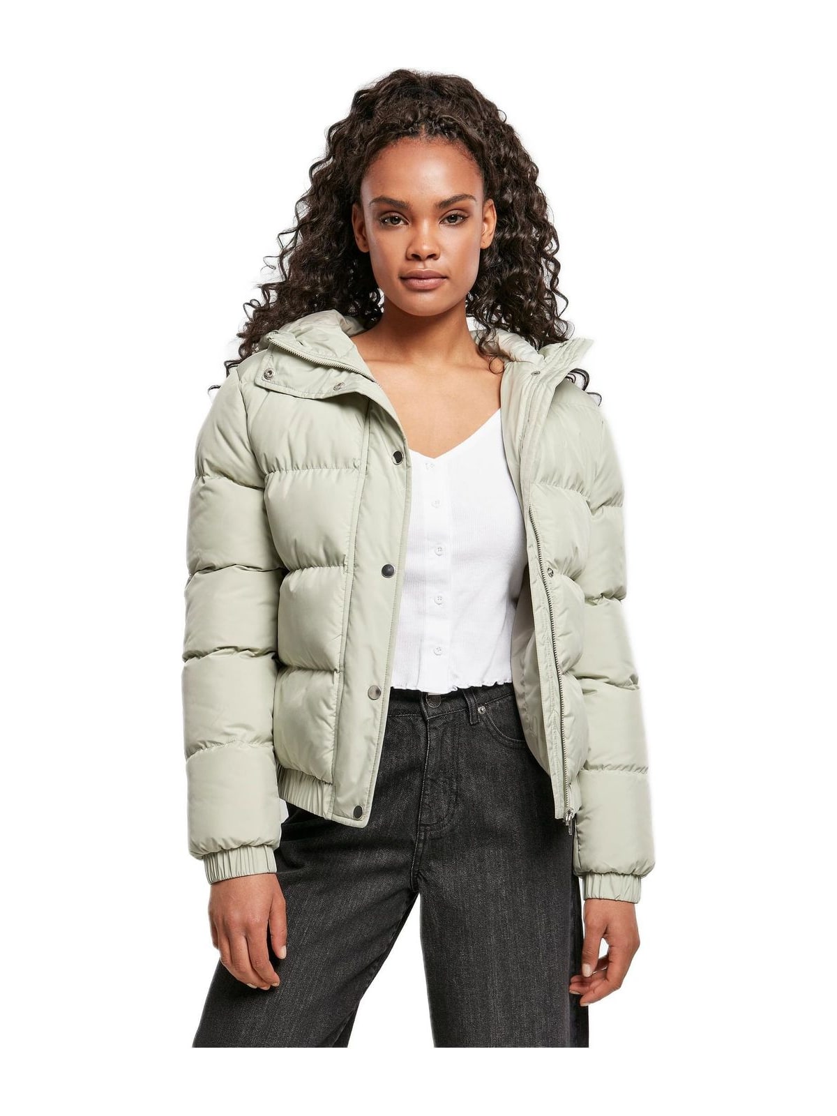 Γυναικείο Φουσκωτό Μπουφάν με Κουκούλα TB1756 Urban Classics Softsalvia