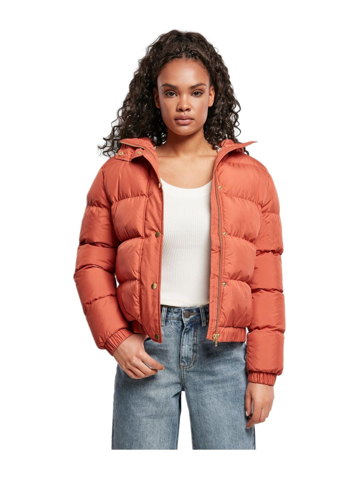 Γυναικείο Φουσκωτό Μπουφάν με Κουκούλα TB1756 Urban Classics redearth