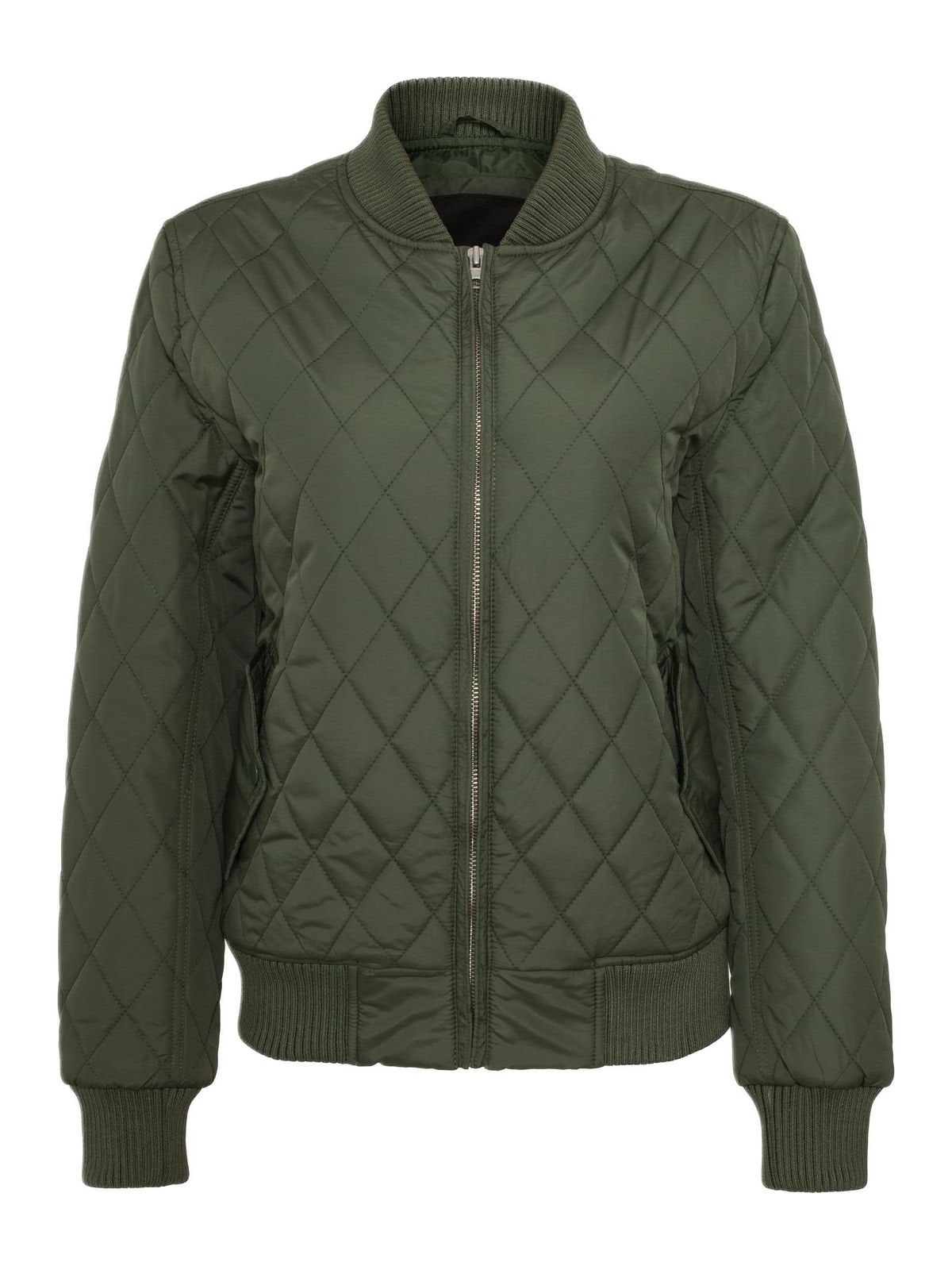 Γυναικείο Μπουφάν Diamond Quilt Nylon TB806 Urban Classics Olive