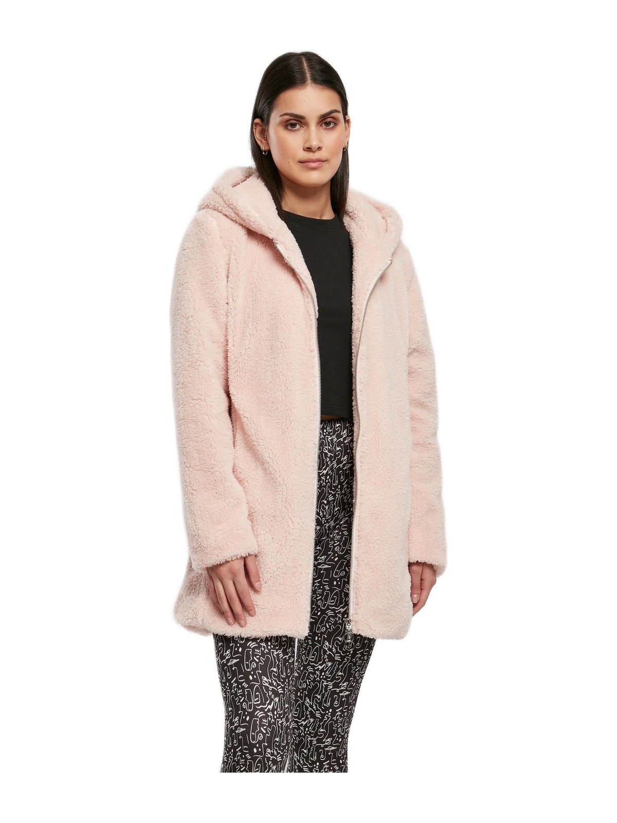 Γυναικείο Μπουφάν Sherpa TB1755 Urban Classics Pink