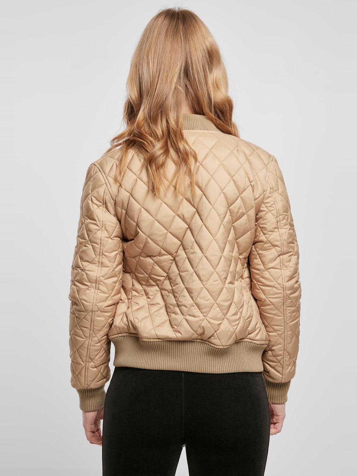 Γυναικείο Μπουφάν Diamond Quilt Nylon TB806 Urban Classics unionbeige