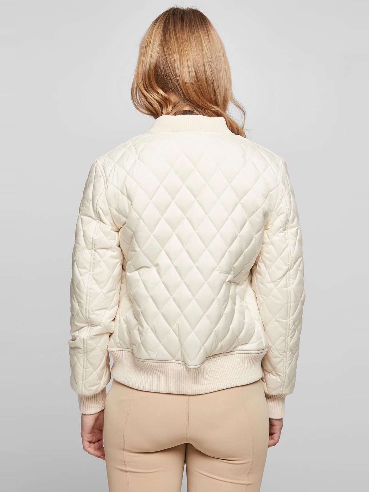 Γυναικείο Μπουφάν Diamond Quilt Nylon TB806 Urban Classics Whitesand