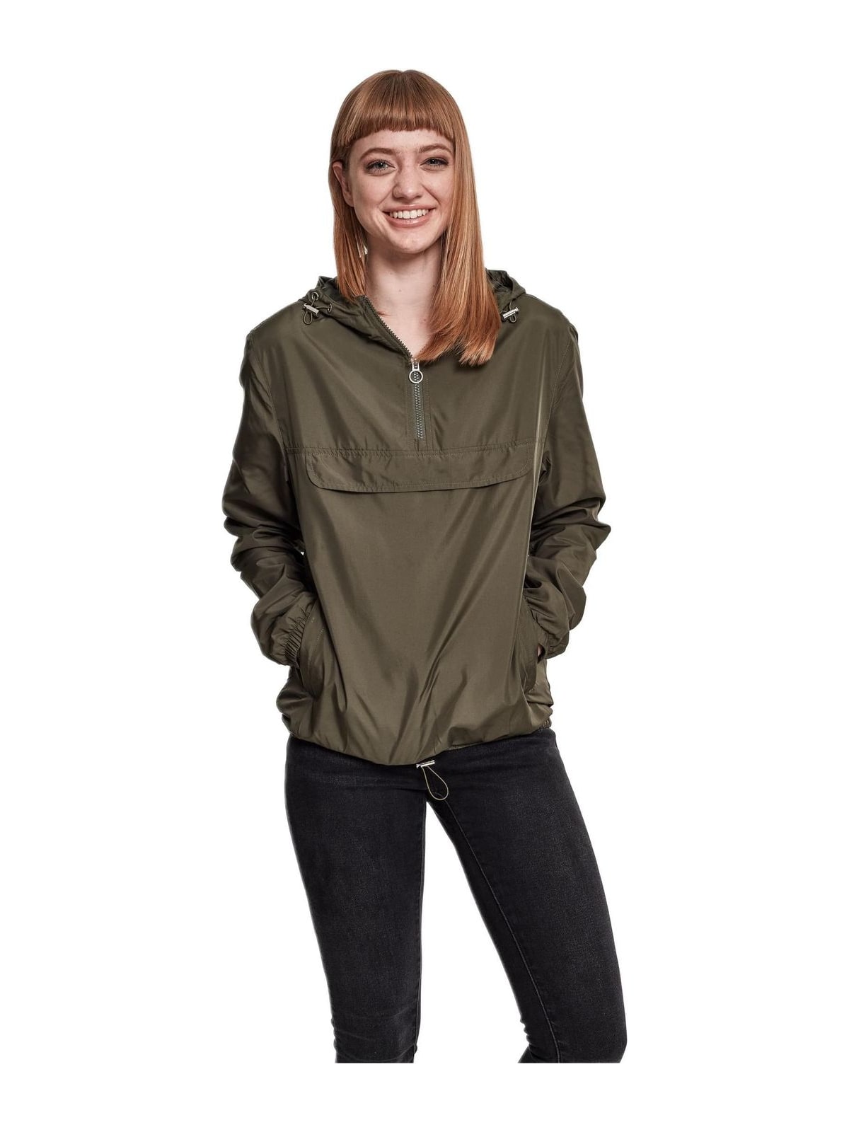 Γυναικείο Μπουφάν Pull Over TB2013-00551 Urban Classics Dark Olive