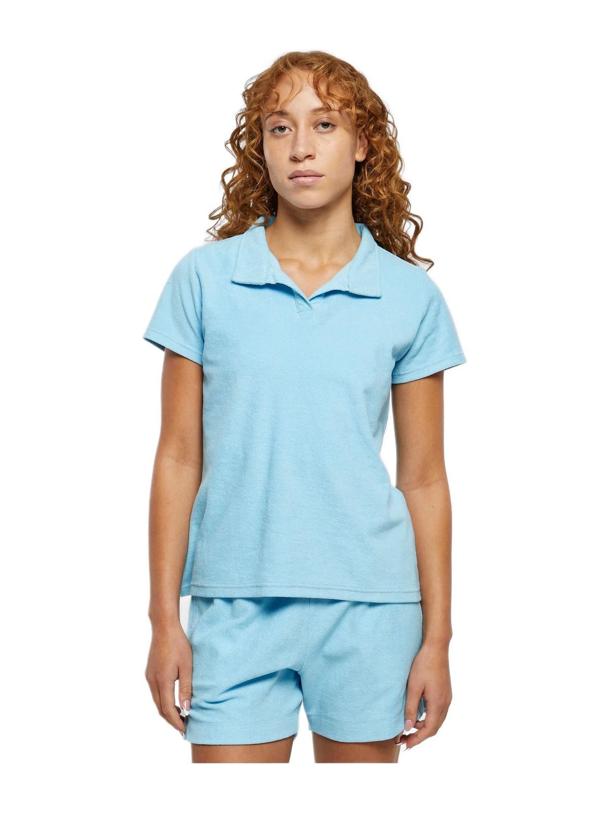 Γυναικείο Polo T-Shirt TB5979 Urban Classics Balticblue