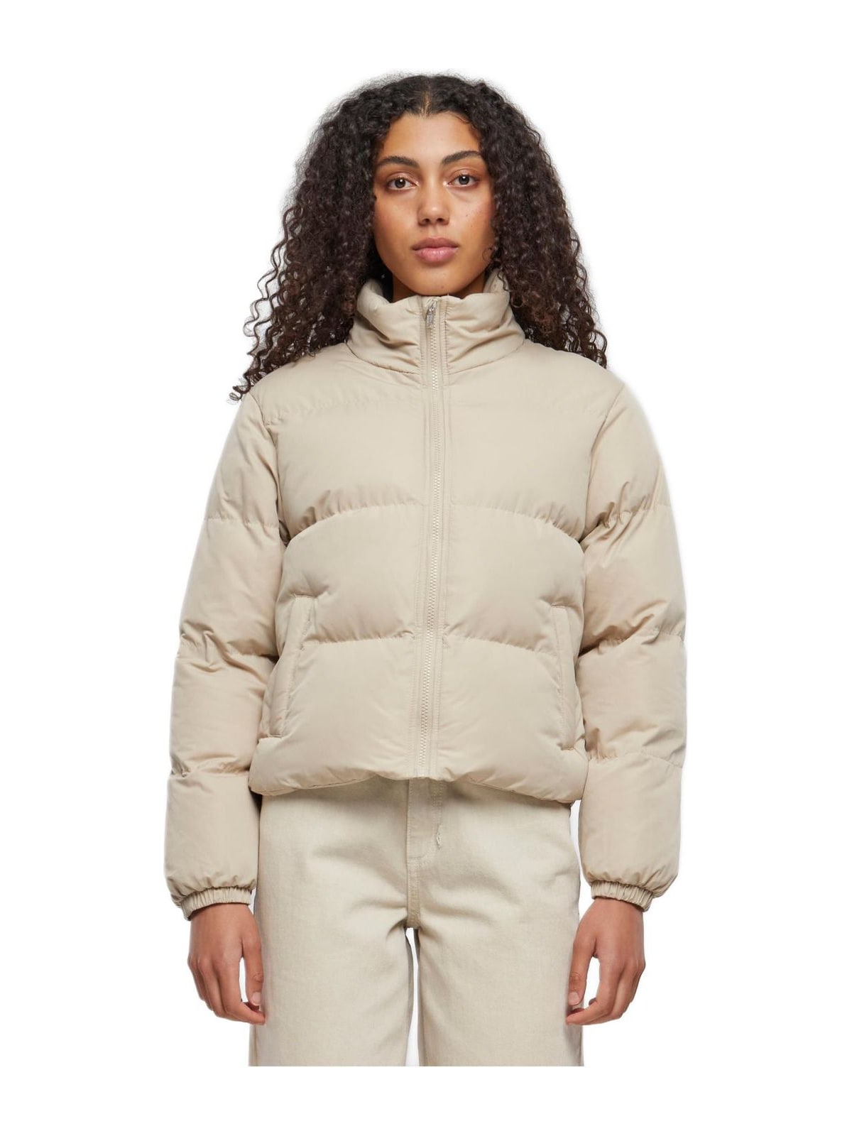 Γυναικείο Κοντό Μπουφάν Puffer TB4759 Urban Classics Wetsand