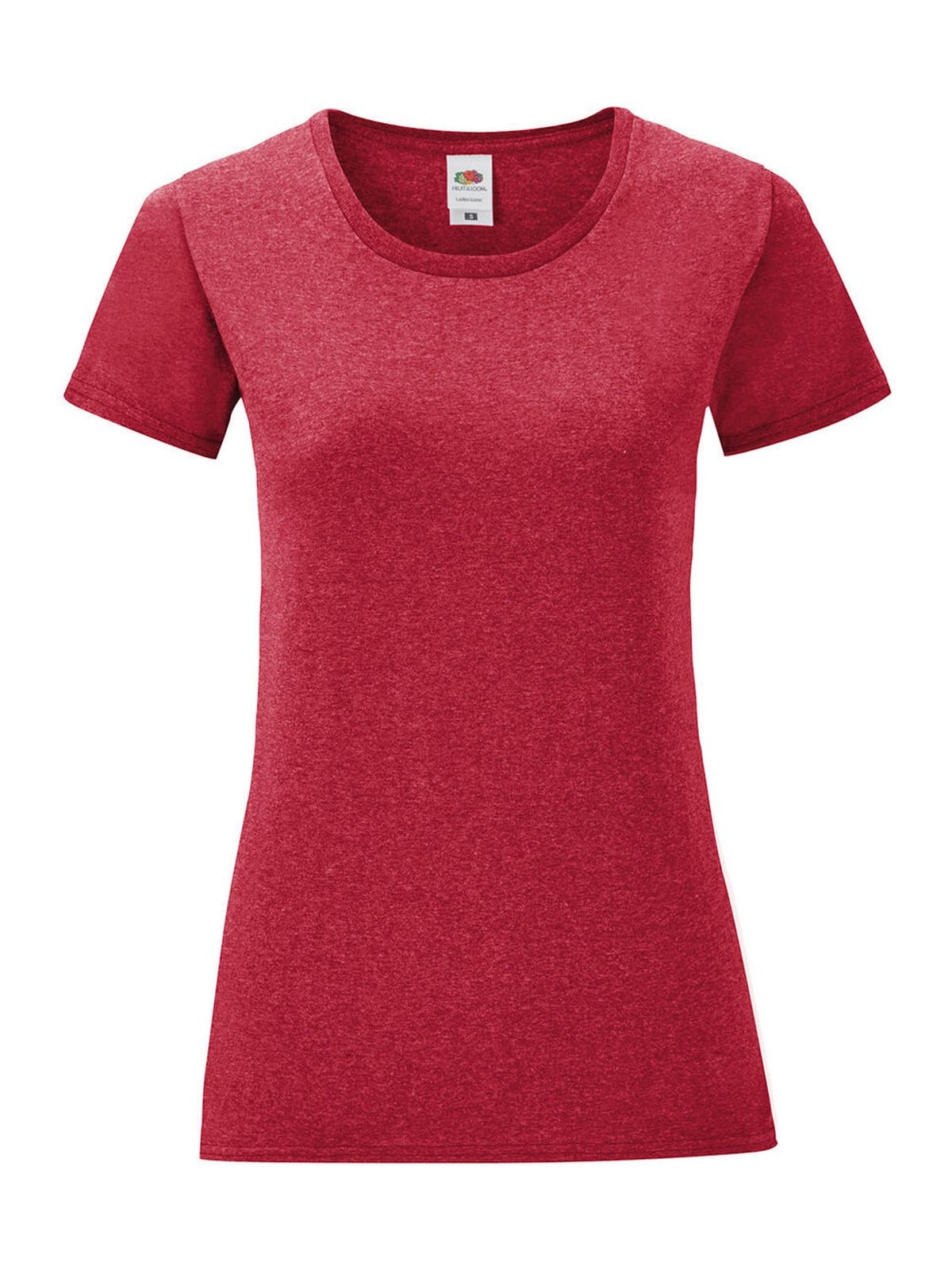 Γυναικείο T-Shirt 61-432-0 Fruit of the Loom Iconic 150 Heather Red