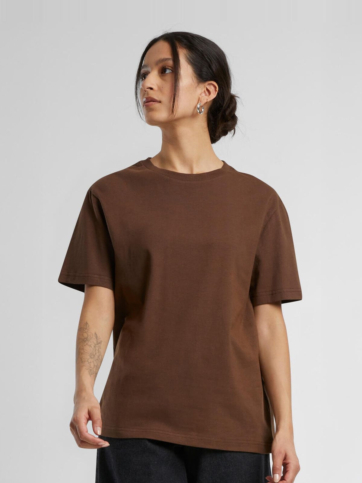 Γυναικείο T-shirt BY211 Build Your Brand Chocolate Brown