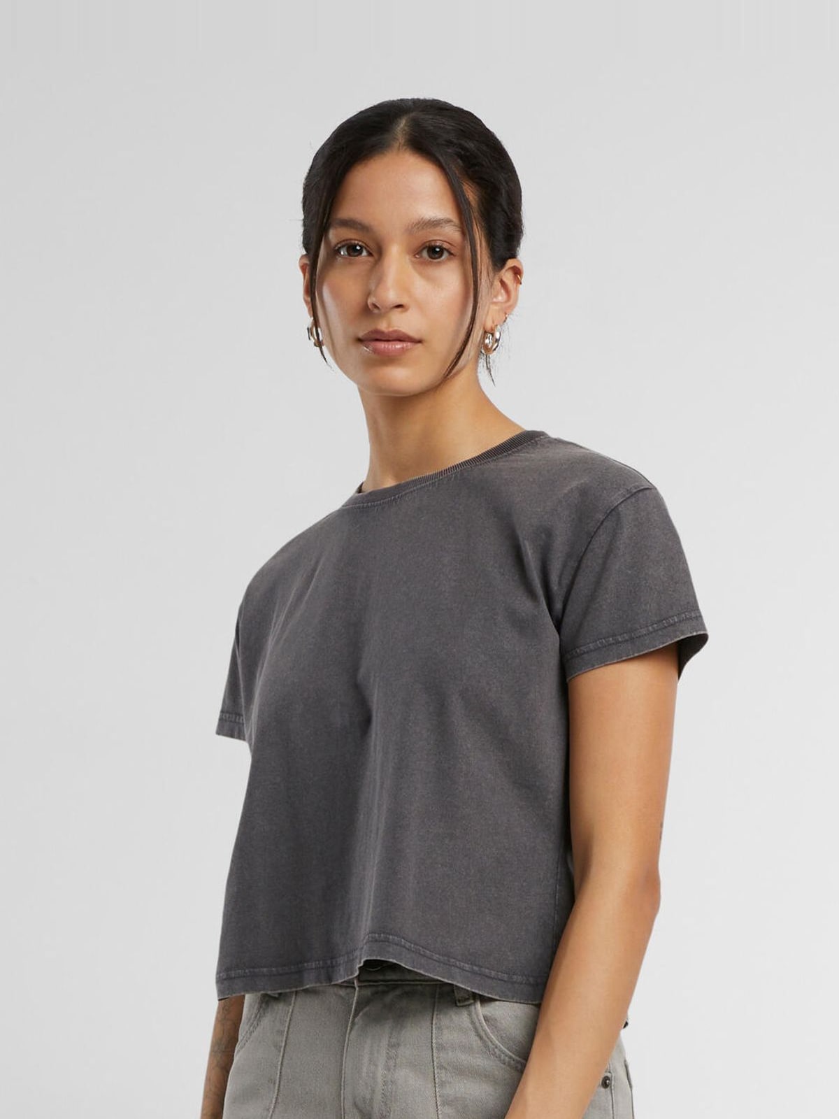 Γυναικείο Vintage Cropped Tee Build Your Brand BY305 Magnet