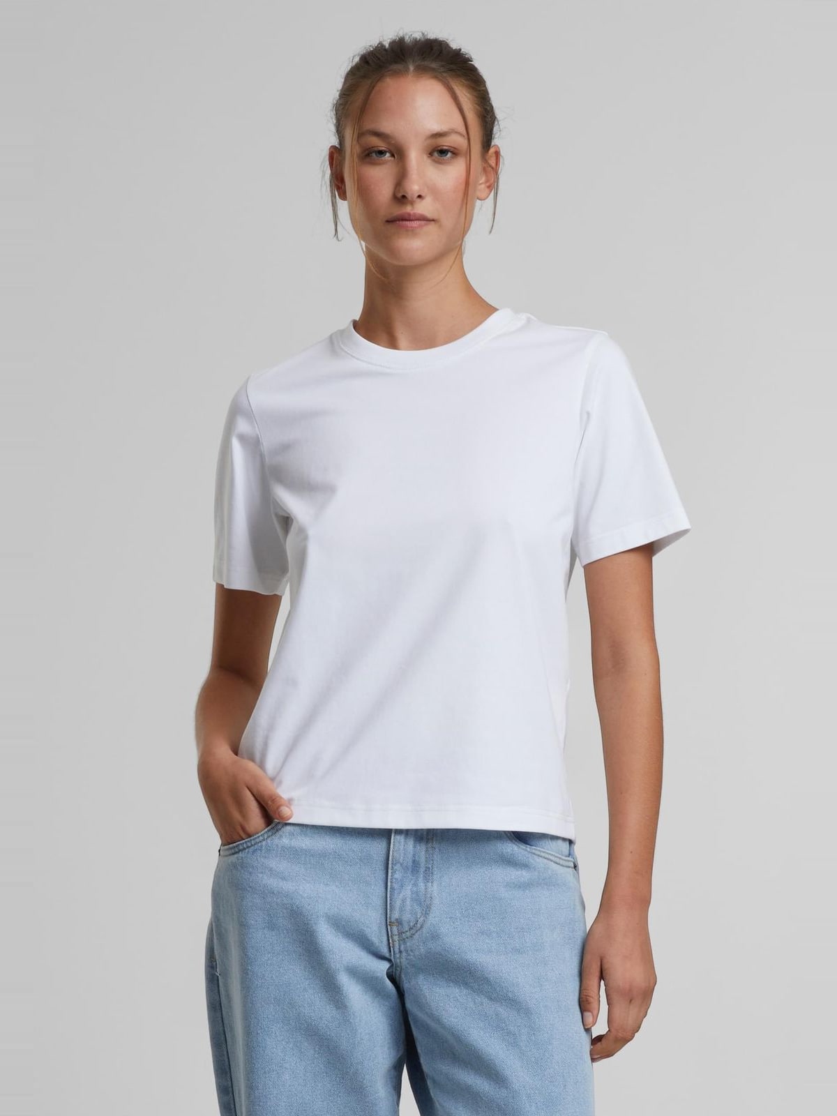 Γυναικείο T-shirt Sorona Loose Fit BY369 Build Your Brand White
