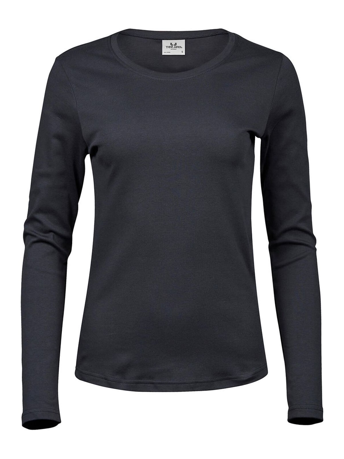 Γυναικείο Μακρυμάνικο T-Shirt Interlock 590 Tee Jays Dark Grey
