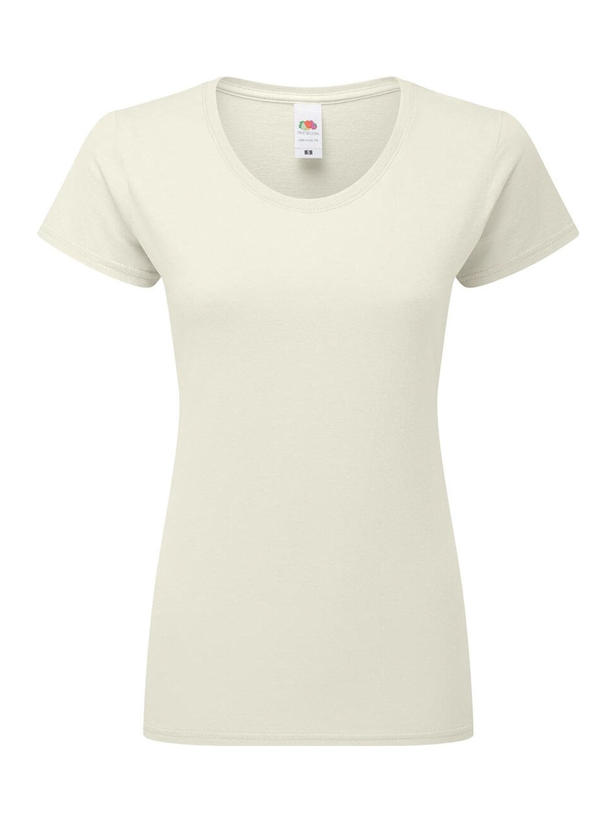Γυναικείο T-Shirt 61-424-0 Fruit of the Loom Iconic 195 Ringspun Premium Natural