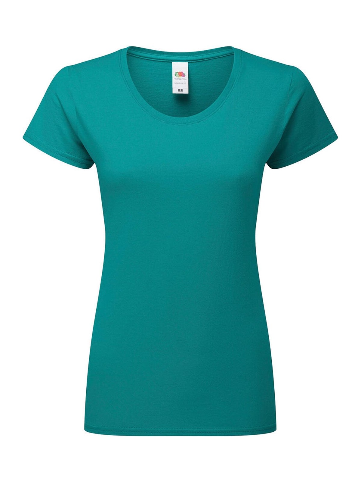 Γυναικείο T-Shirt 61-424-0 Fruit of the Loom Iconic 195 Ringspun Premium Ocean Teal