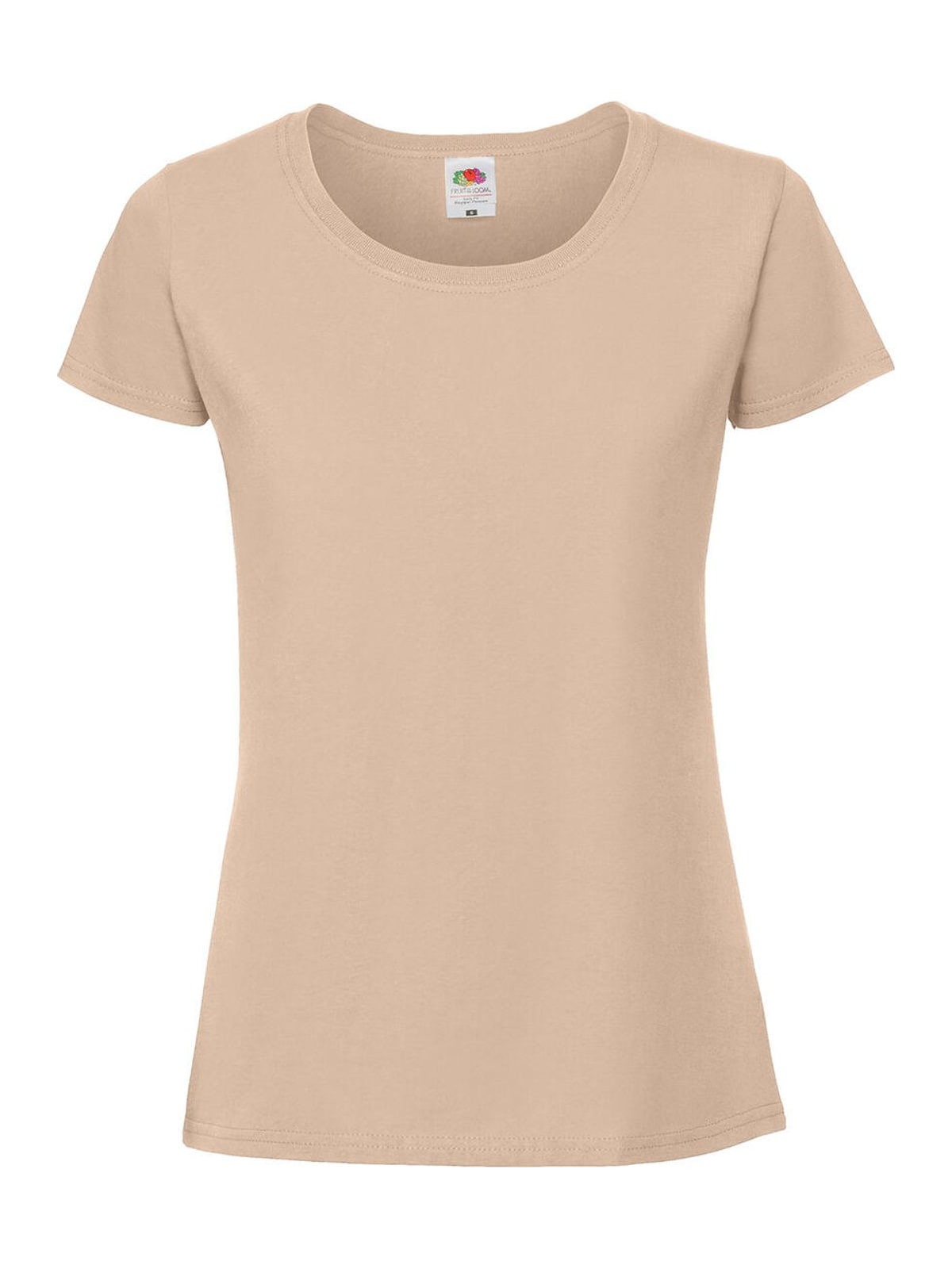 Γυναικείο T-Shirt 61-424-0 Fruit of the Loom Iconic 195 Ringspun Premium Desert Sand