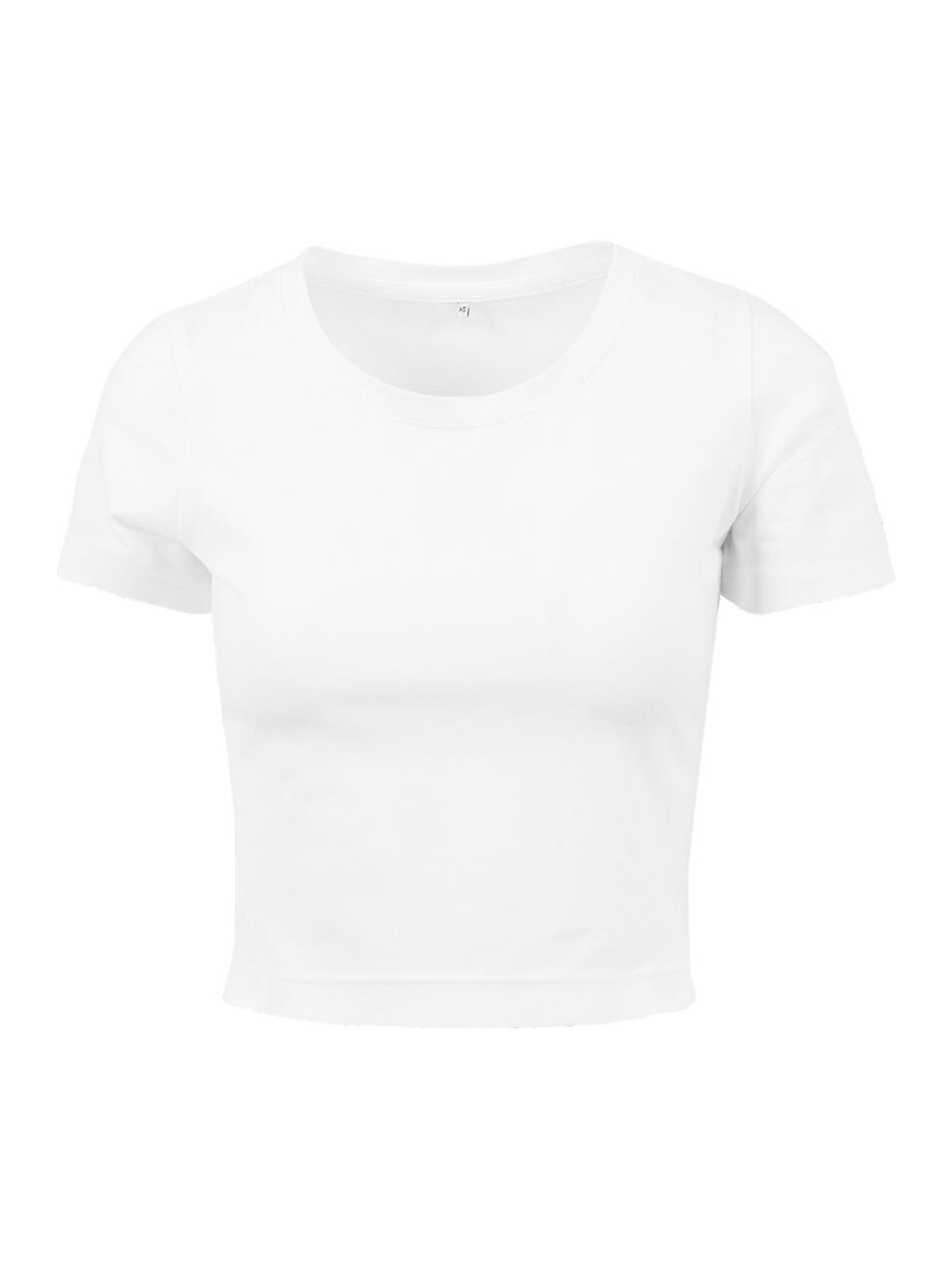 Γυναικείο Cropped T-Shirt BY042 Build Your Brand White