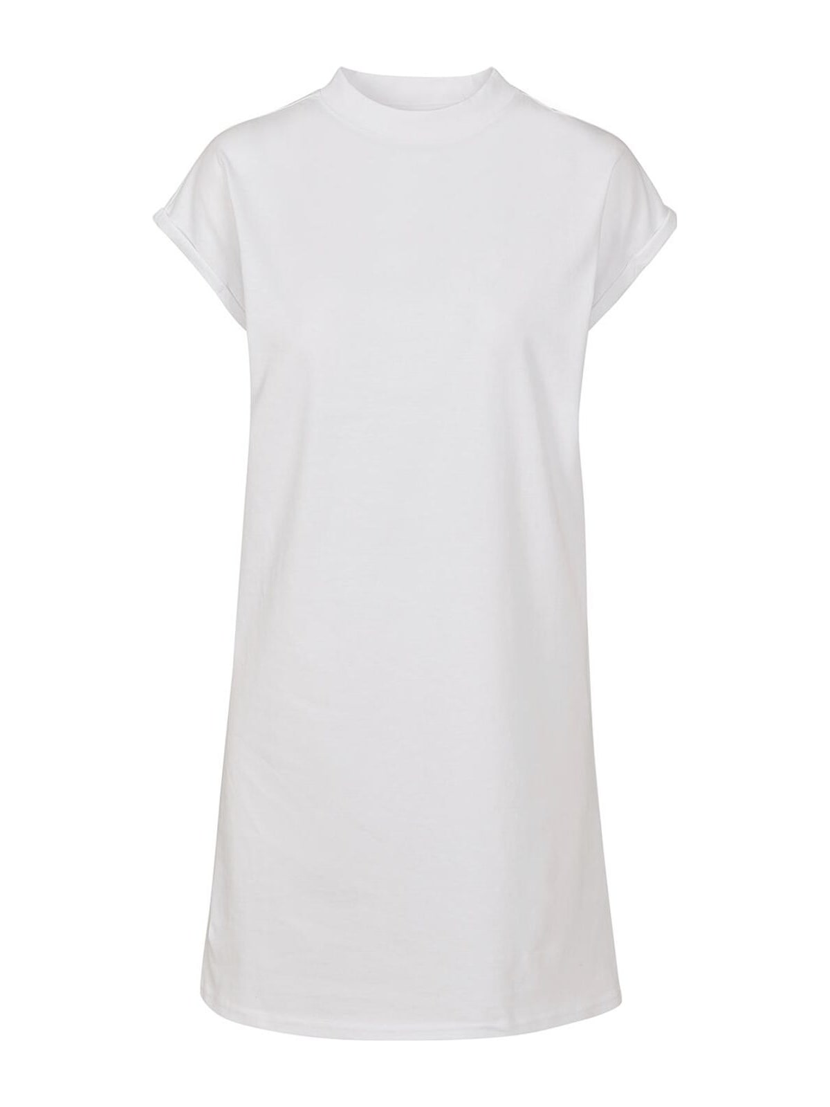 Γυναικείο Φόρεμα T-Shirt BY101 Build Your Brand Turtle Neck White
