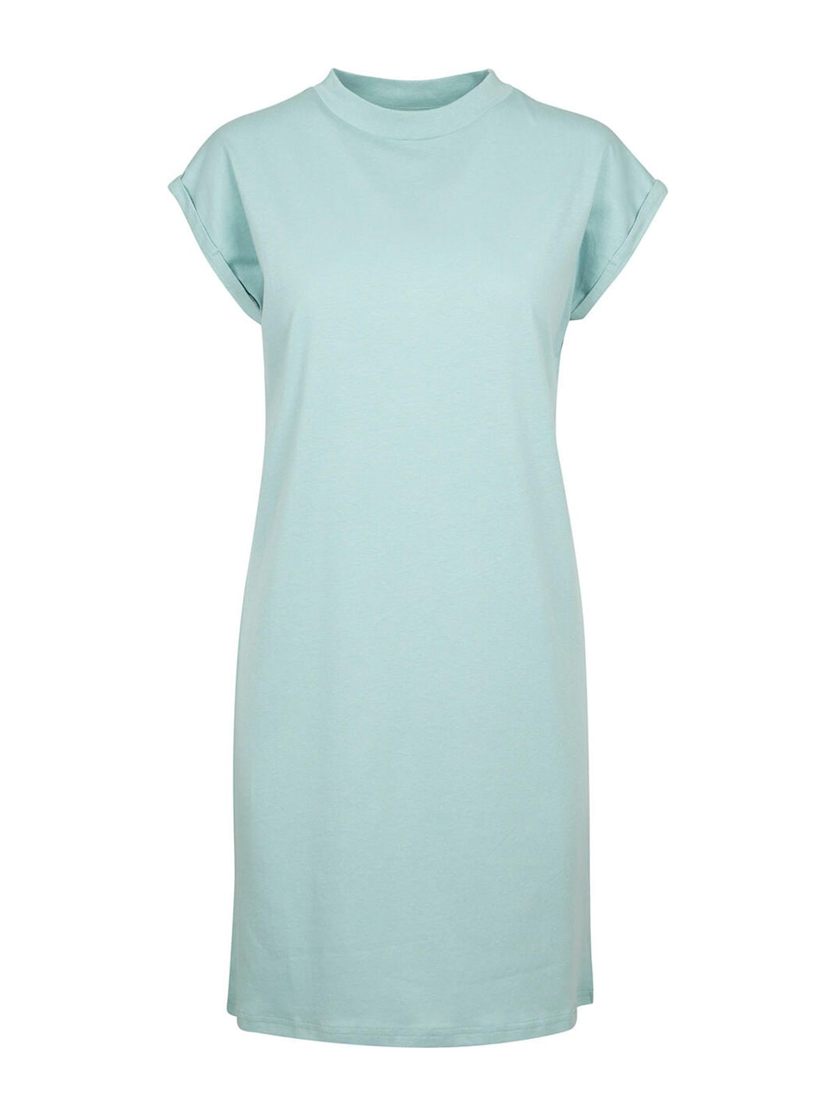 Γυναικείο Φόρεμα T-Shirt BY101 Build Your Brand Turtle Neck Blue Mint