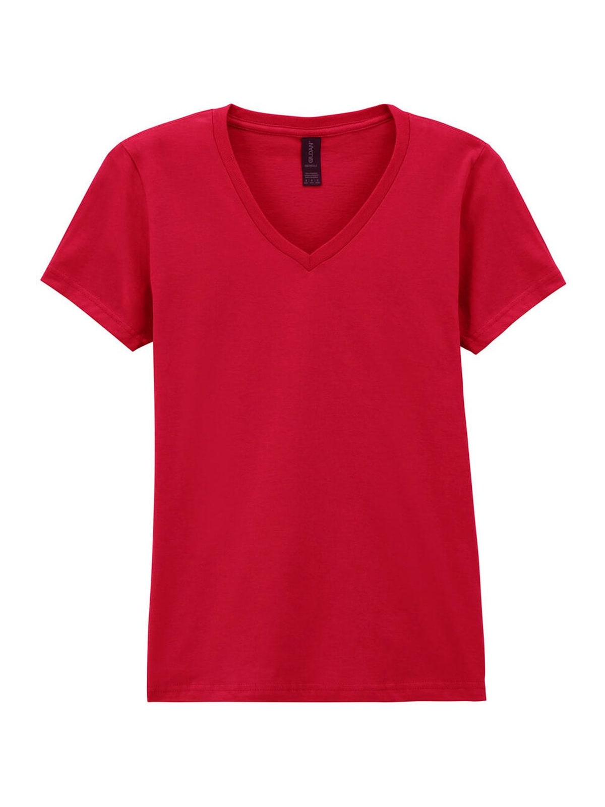 Γυναικείο T-Shirt Softstyle V-Neck 64V00L Gildan Cherry Red