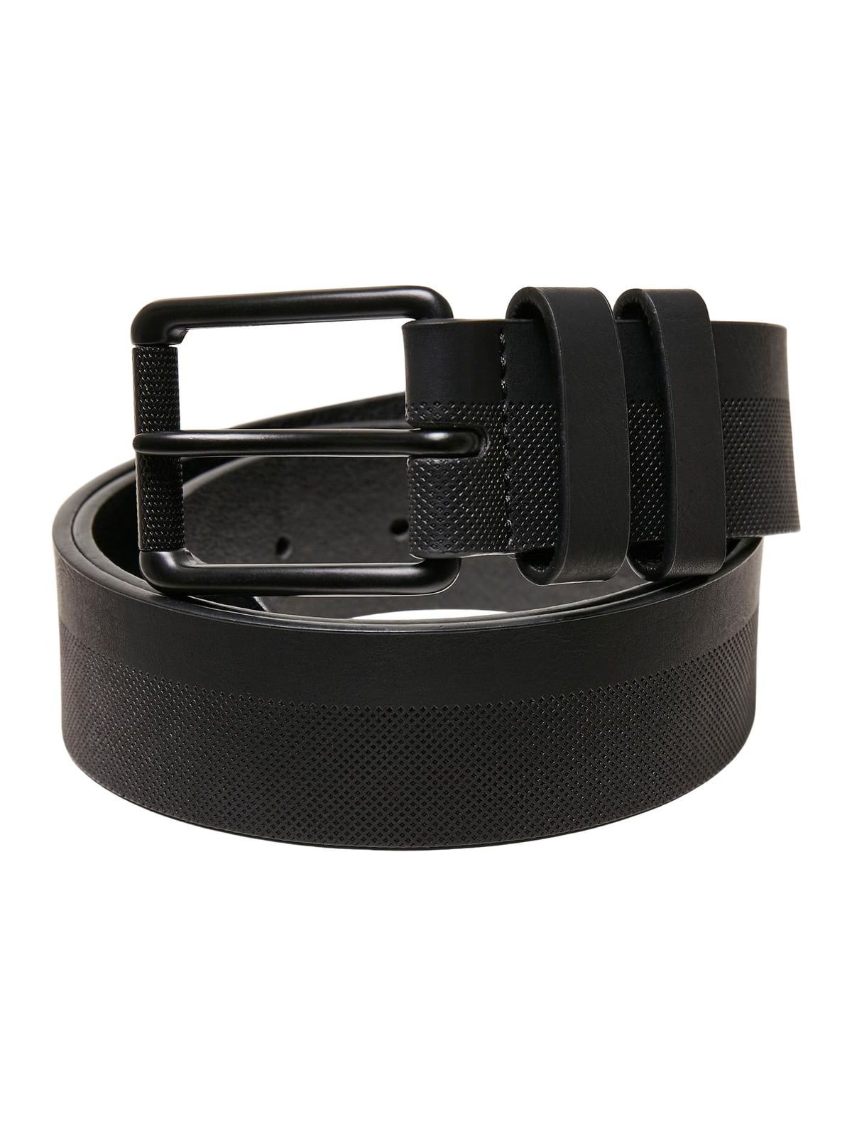 Ζώνη Imitation Leather Basic Belt με ανάγλυφη δομή TB4636-00007 Urban Classics black