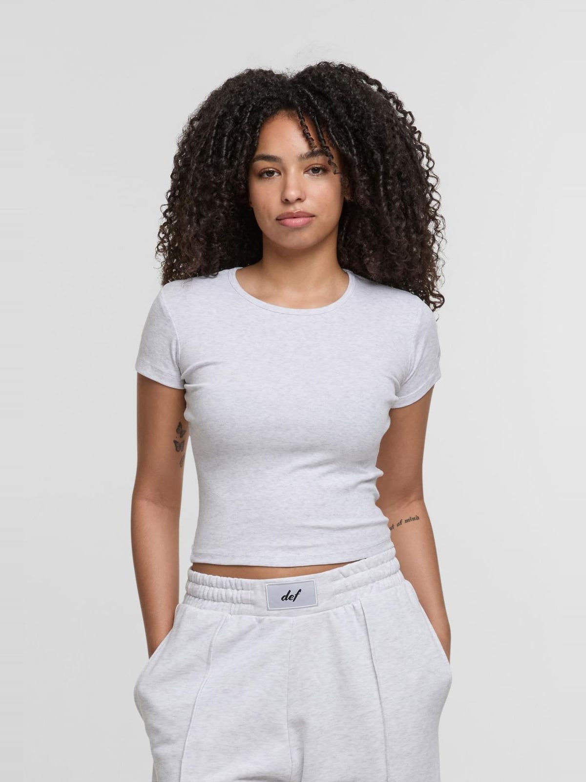 Μπλούζα DEF RELAX T-Shirt με ελαστικό ύφασμα DFLTS210-00453 greymelange