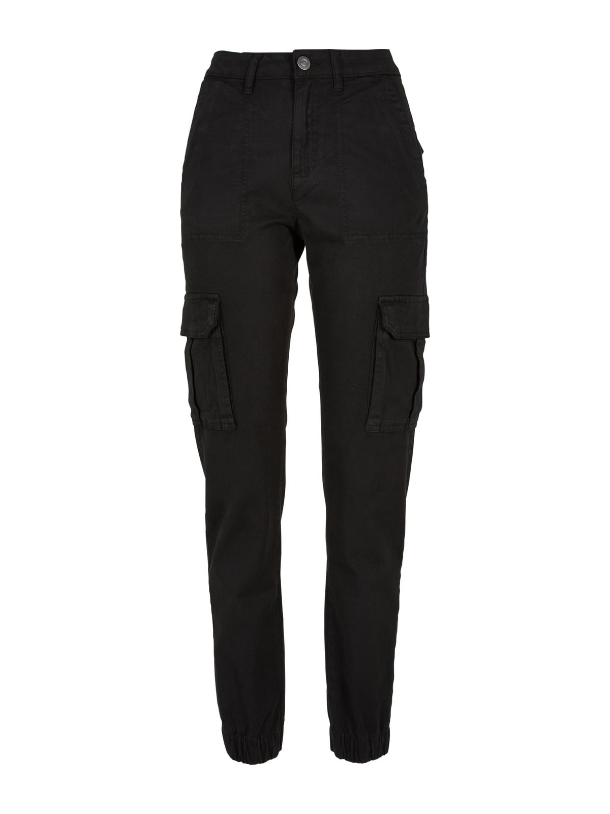 Γυναικείες παντελόνες Cotton Twill Utility με ελαστική μέση TB5454-00007 Urban Classics black