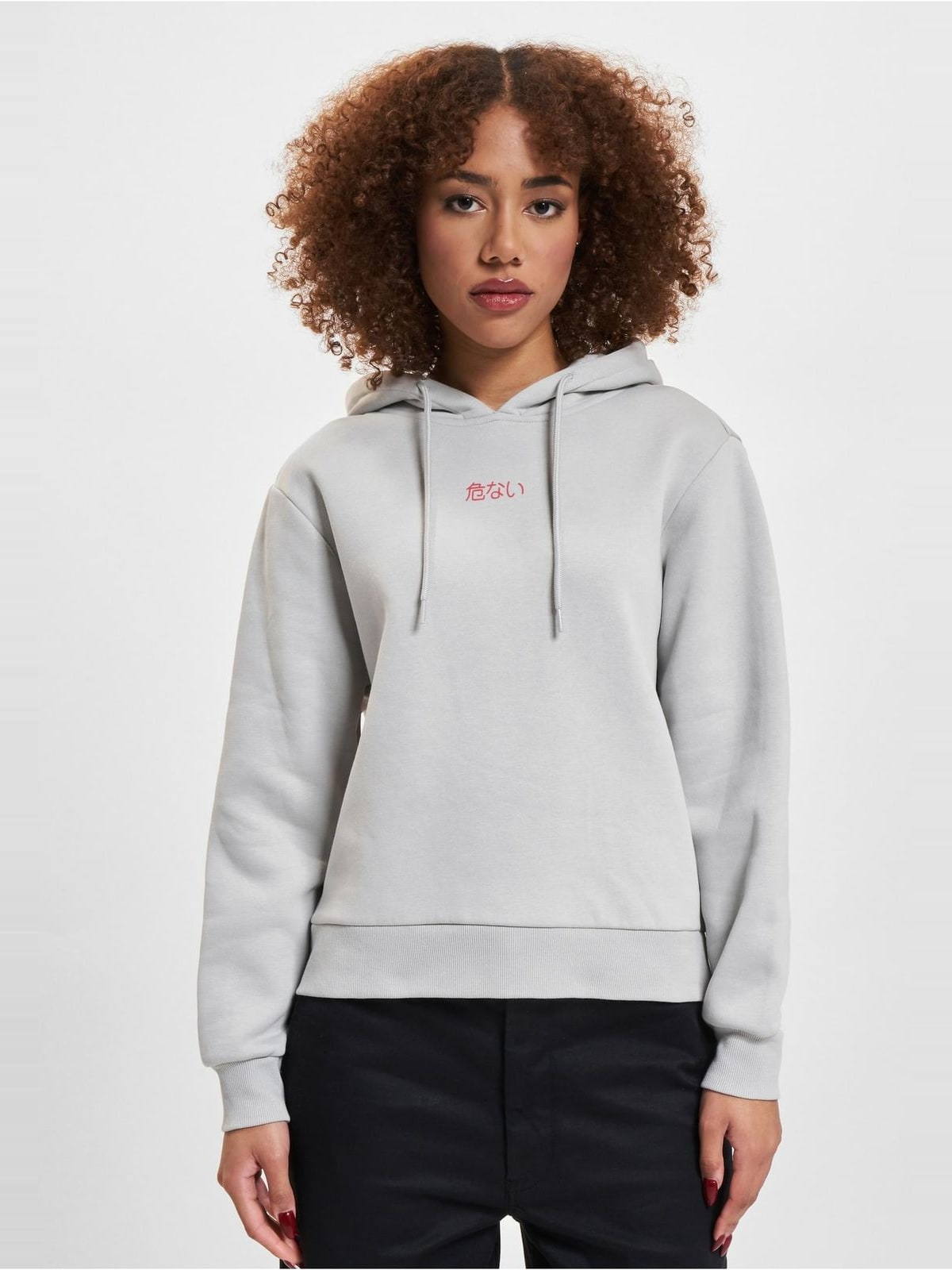 Hoodie Faith με bold print pattern DLHD132T-02946 Dangerous DNGRS lightasphalt