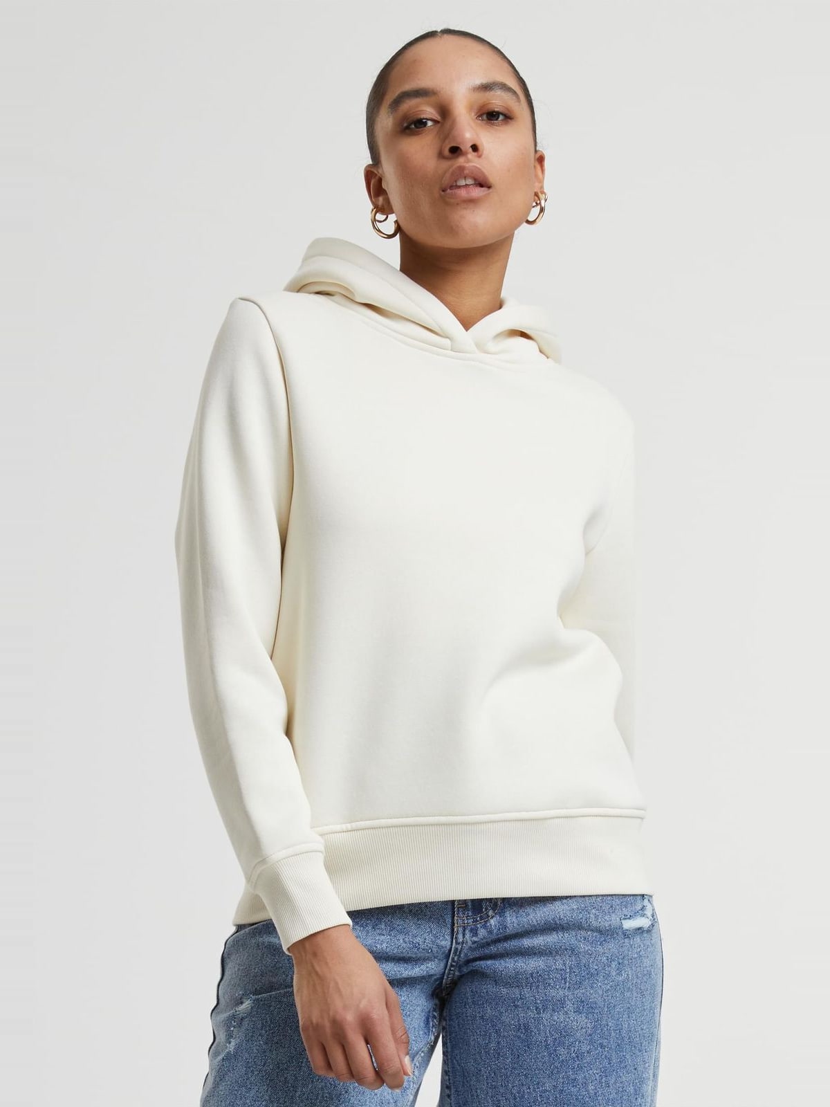 Γυναικείο hoodie Regular με κουκούλα και κλασική γραμμή TB7123-02903 Urban Classics whitesand