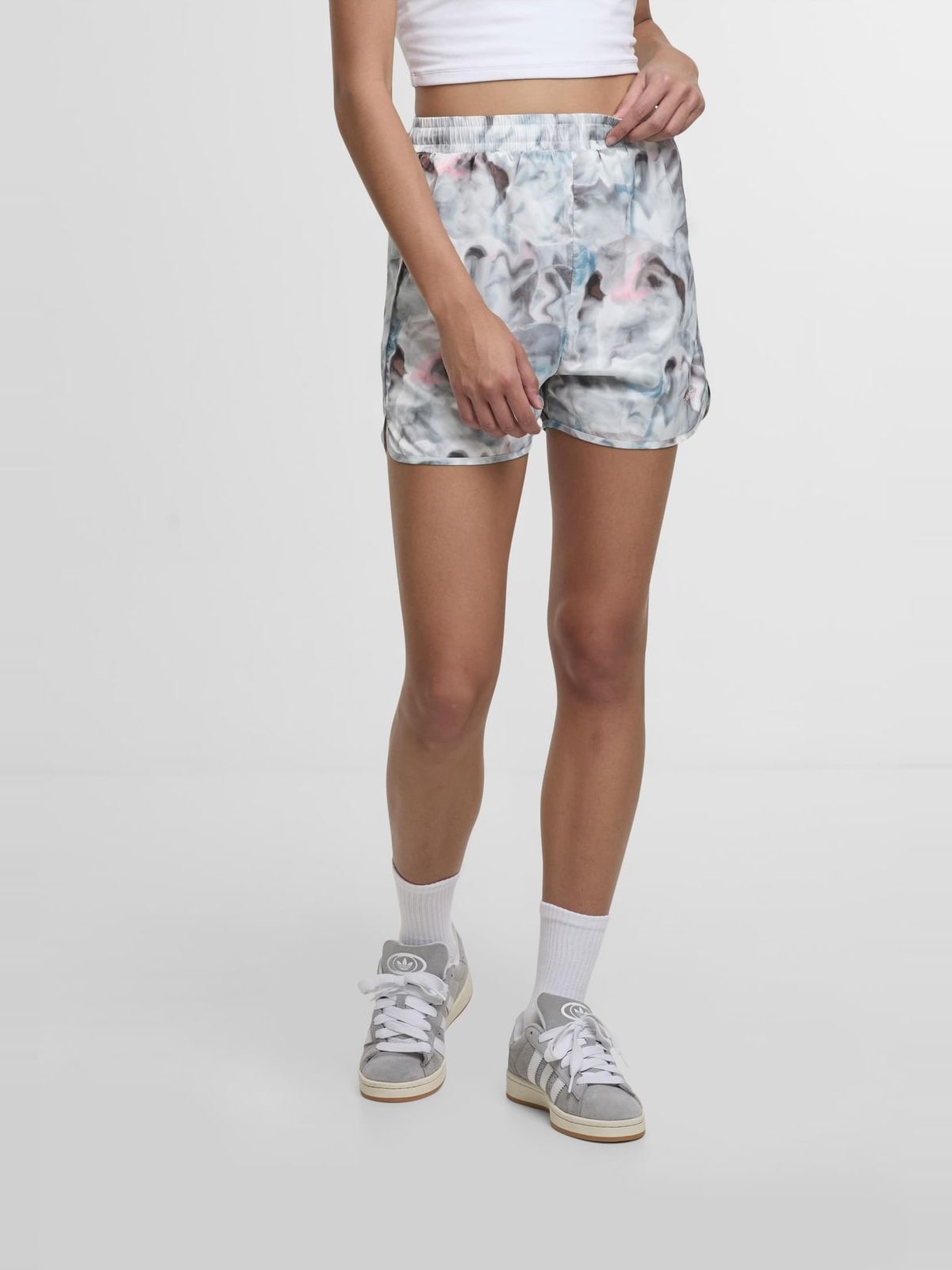 Water Shorts Just Rhyse με έντονο tie-dye σχέδιο JLSH214-00111 grey