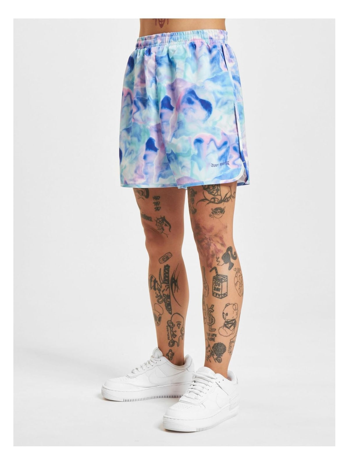 Water Shorts Just Rhyse με έντονο tie-dye σχέδιο JLSH214-00195 purple