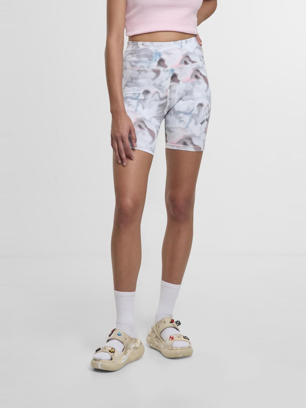 Σορτς ποδηλασίας Water Shorts με εντυπωσιακό all-over print JLSH215-00111 Just Rhyse grey