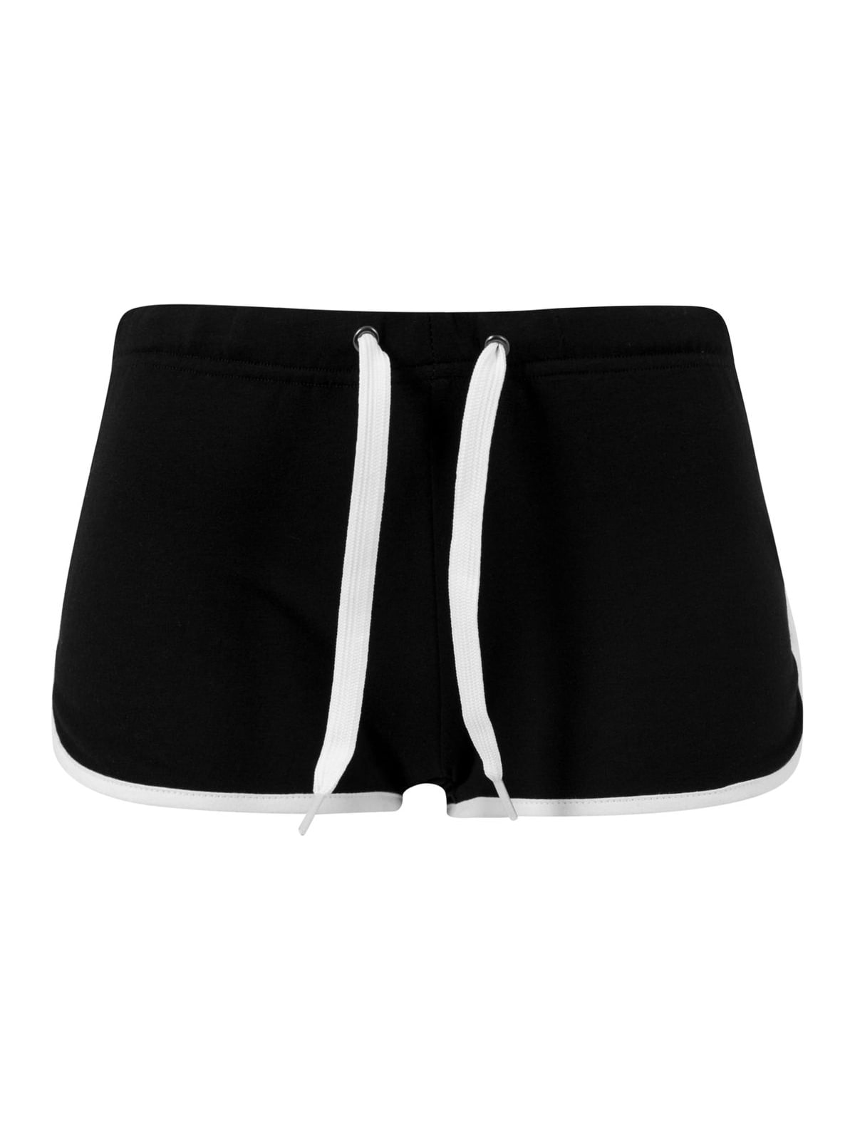 Γυναικεία σορτς Ladies French Terry Hotpants σε slim fit TB363-00050 Urban Classics blk/wht