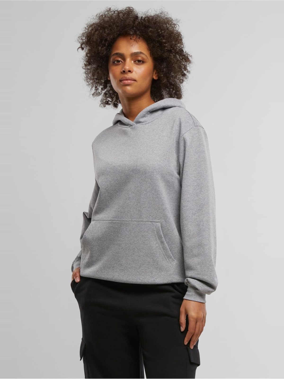 Γυναικείο hoodie Ladies Loose Light Brushed Fleece με χαλαρή εφαρμογή TB7431-14146 Urban Classics melange