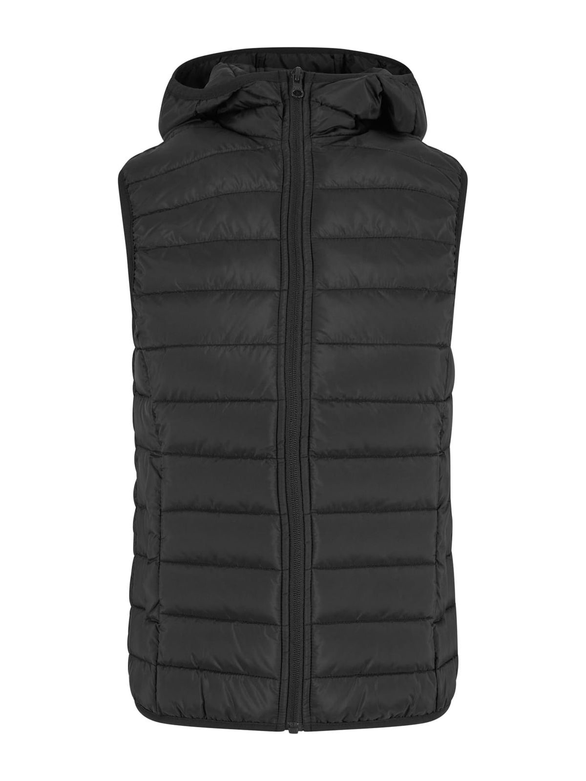 Ελαφρύ γιλέκο Ladies Ultra Light Puffer Vest με κουκούλα TB8710-00007 Urban Classics black