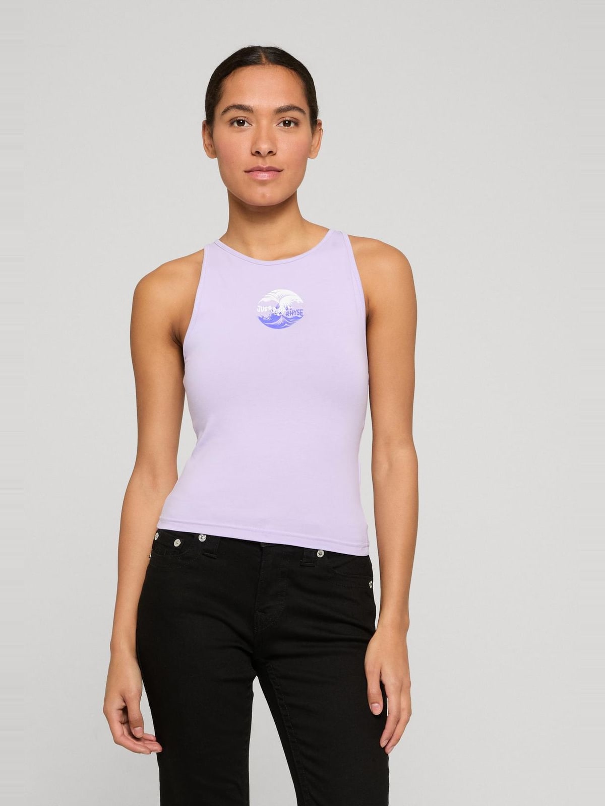 Tank top RideTheVibe με άνεση και ελαστικότητα JLTT215T-00145 Just Rhyse lilac