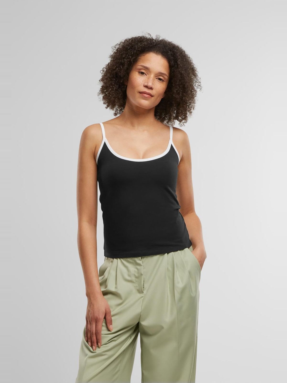 Γυναικείο Tanktop 2-Pack με κανονική εφαρμογή TB7485A-03566 Urban Classics black/white+white/black