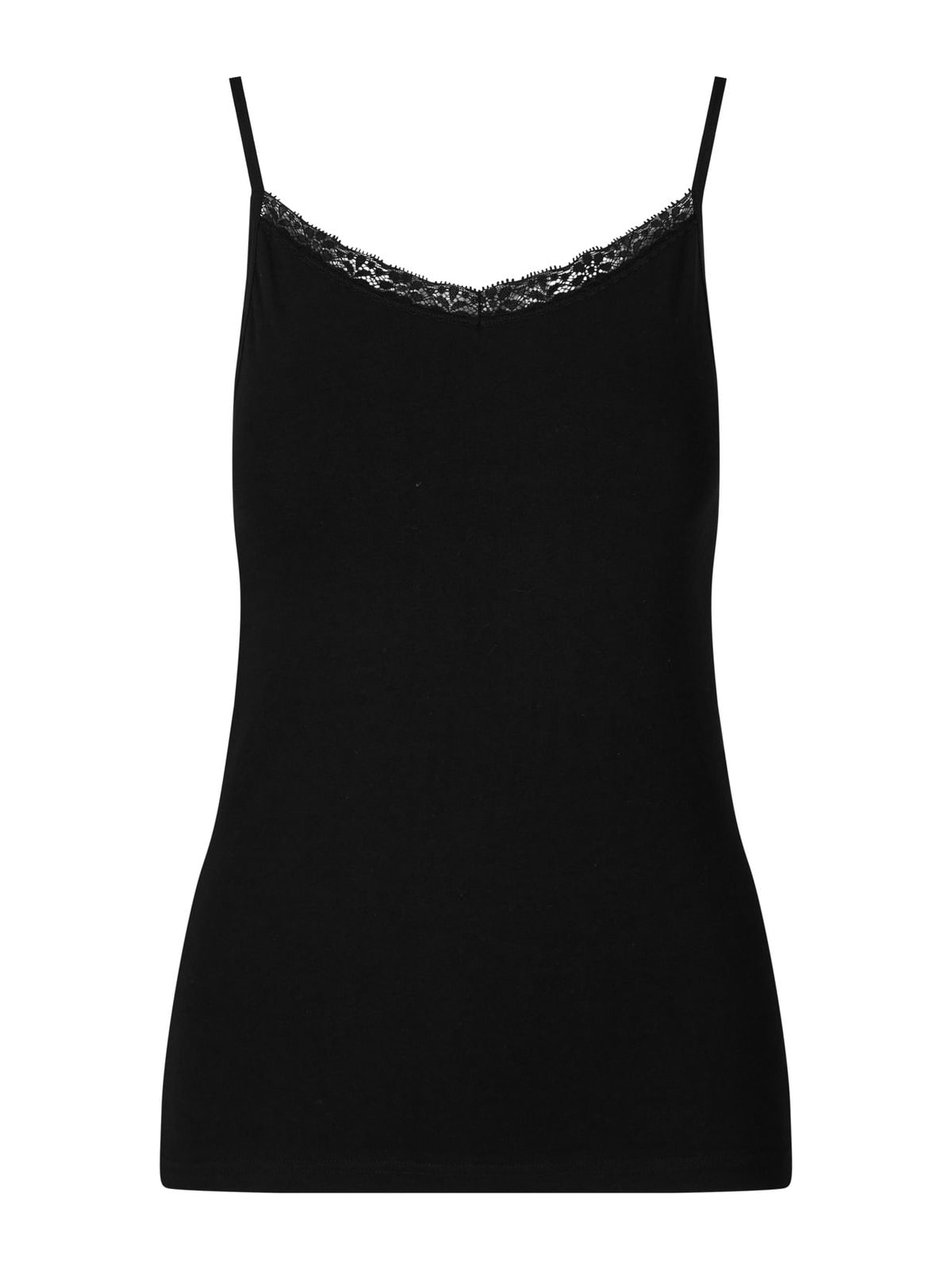 Γυναικείο tank top 2-Pack με λεπτομέρεια δαντέλας TB7674A-03102 Urban Classics black+white