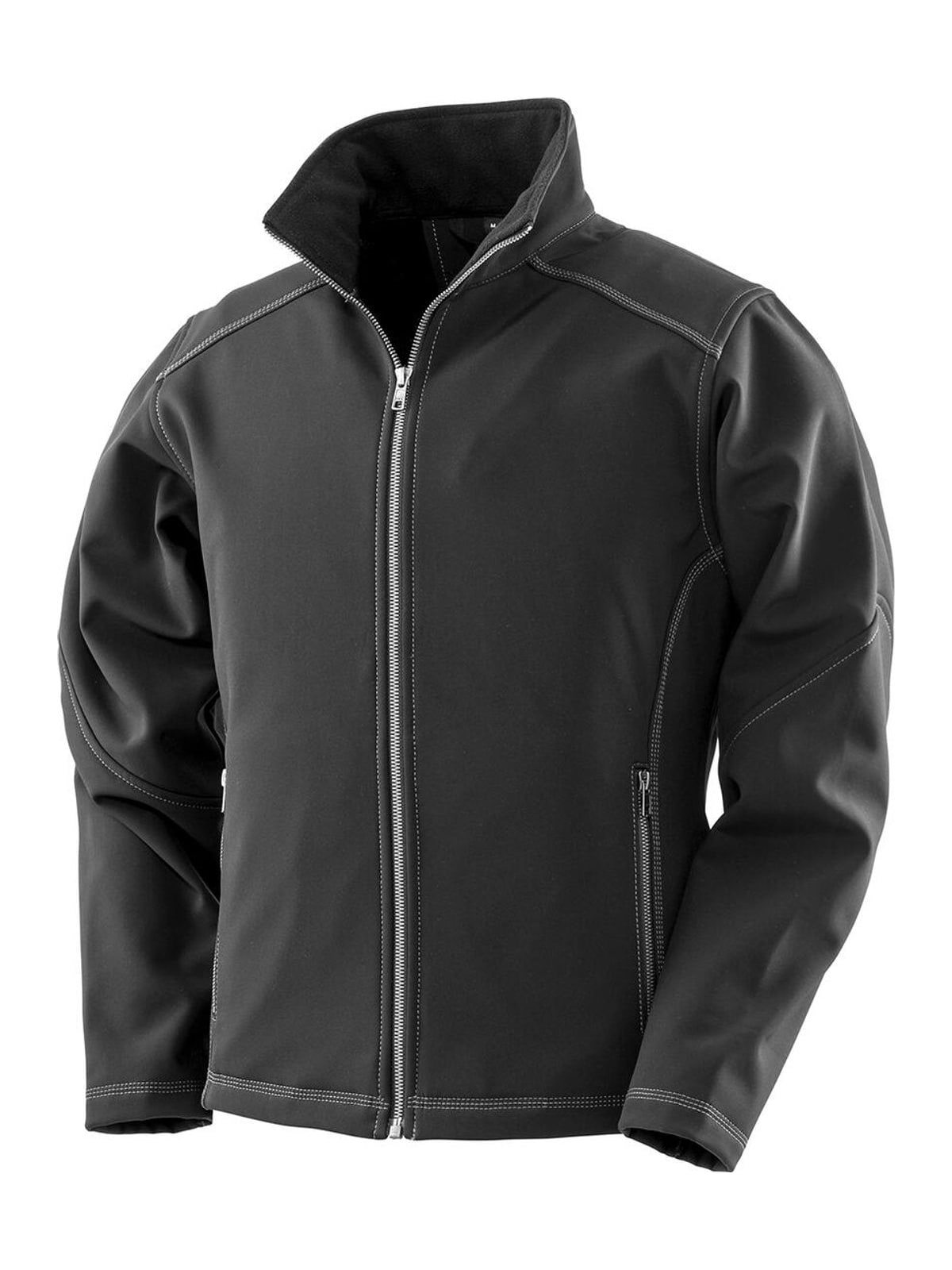 Γυναικείο μπουφάν Treble Stitch Softshell αδιάβροχο και αναπνεύσιμο R455F Result Black