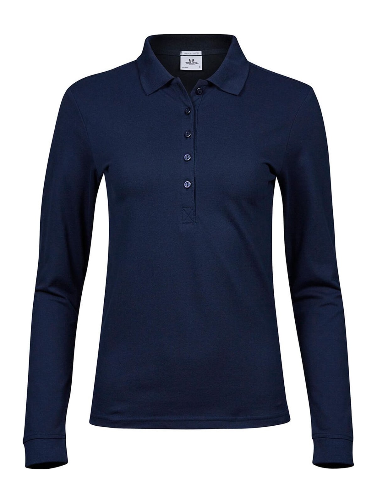 Ladies Luxury LS Stretch Polo 146 Tee Jays Navy