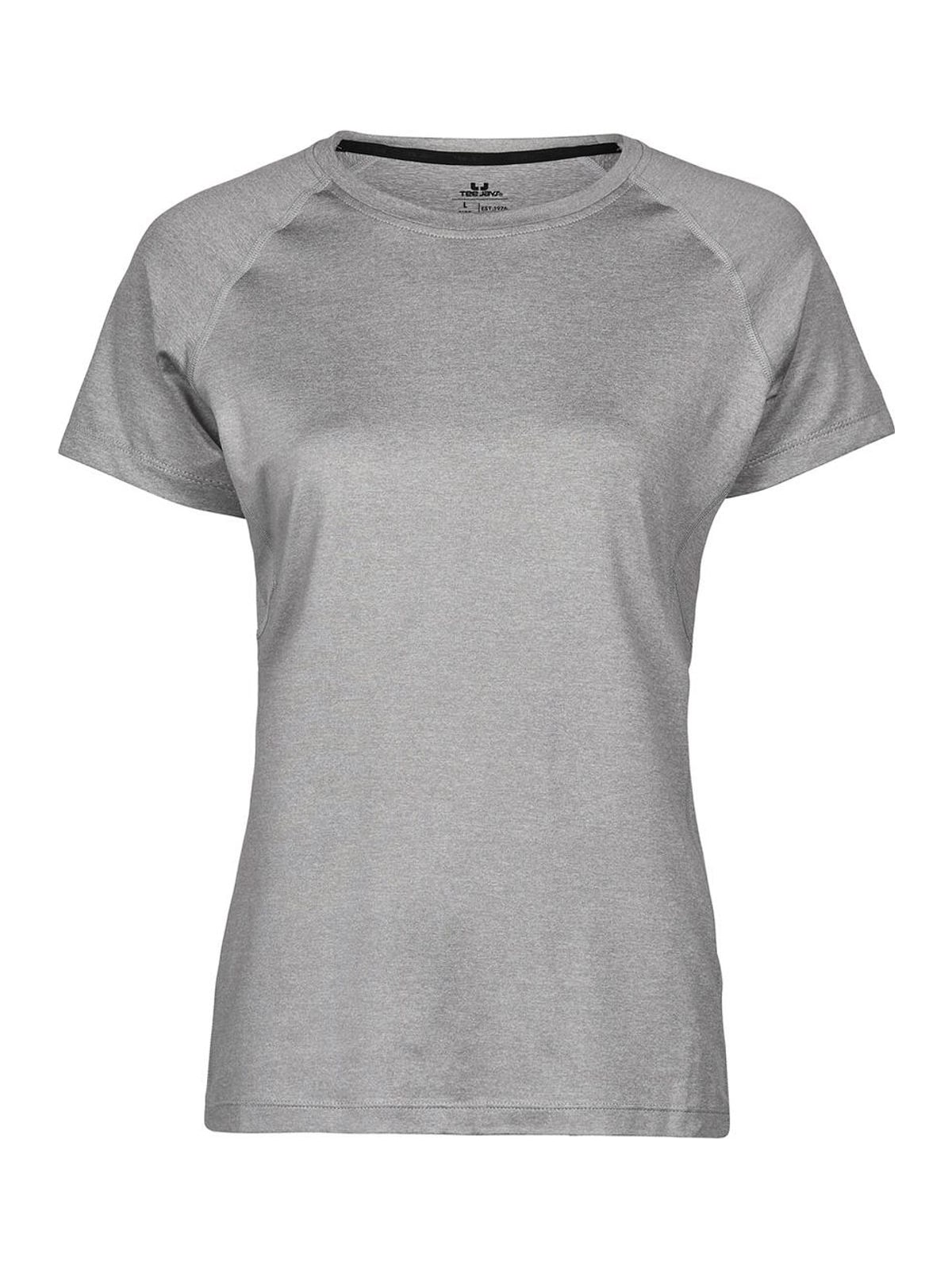 Αναπνεύσιμη μπλούζα COOLdry Ladies Tee με sporty fit 7021 Tee Jays Grey Melange
