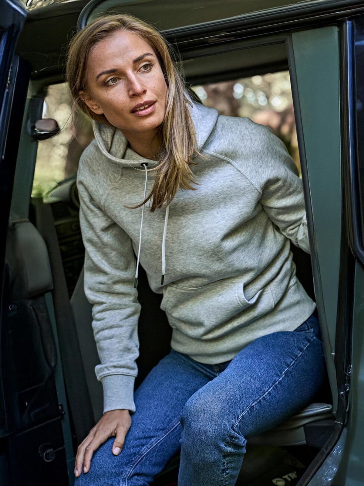 Ladies Hooded Sweat 5431 Tee Jays Sage