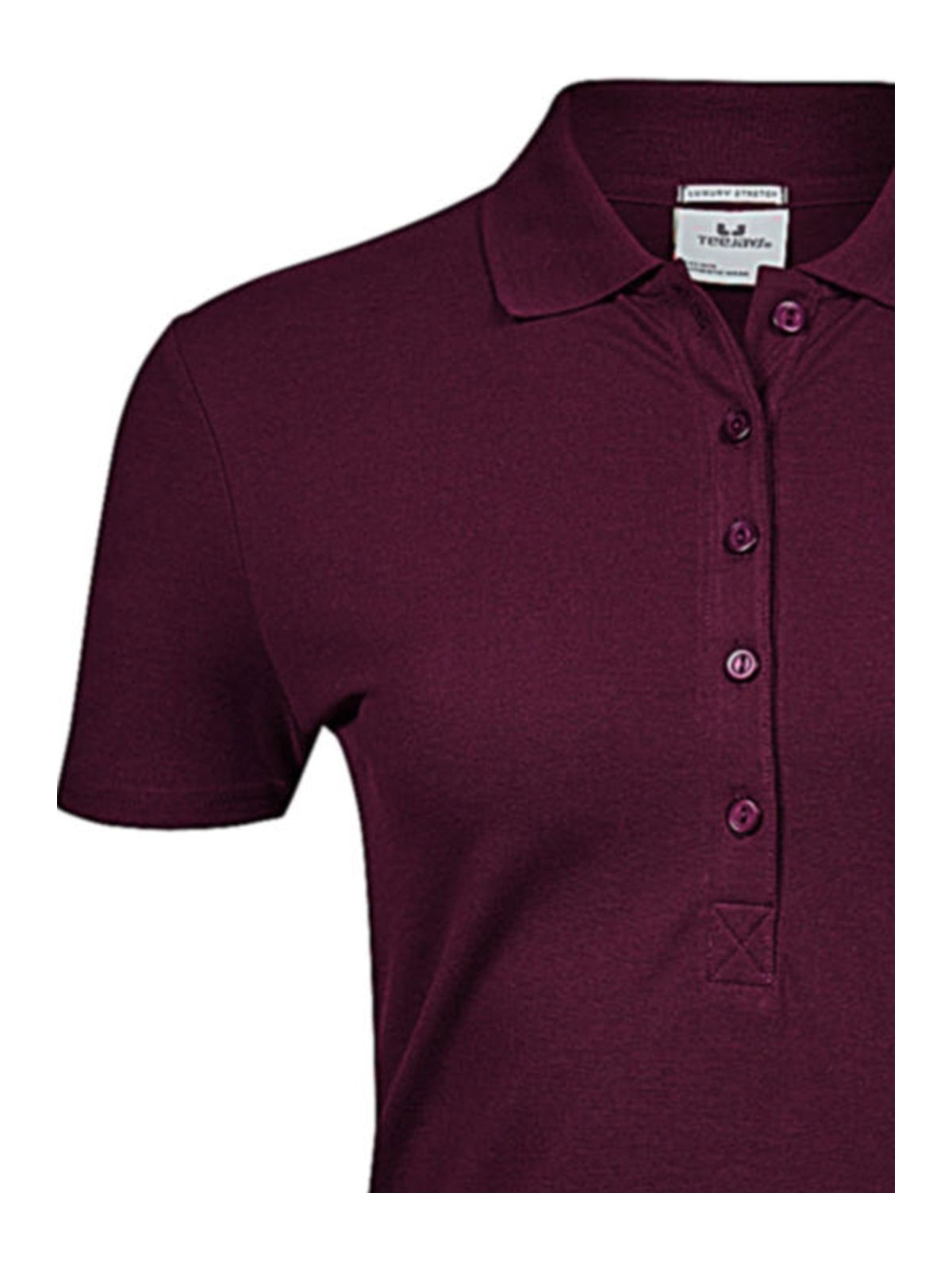 Γυναικεία Μπλούζα Polo 145 Tee Jays Luxury LS Stretch Wine