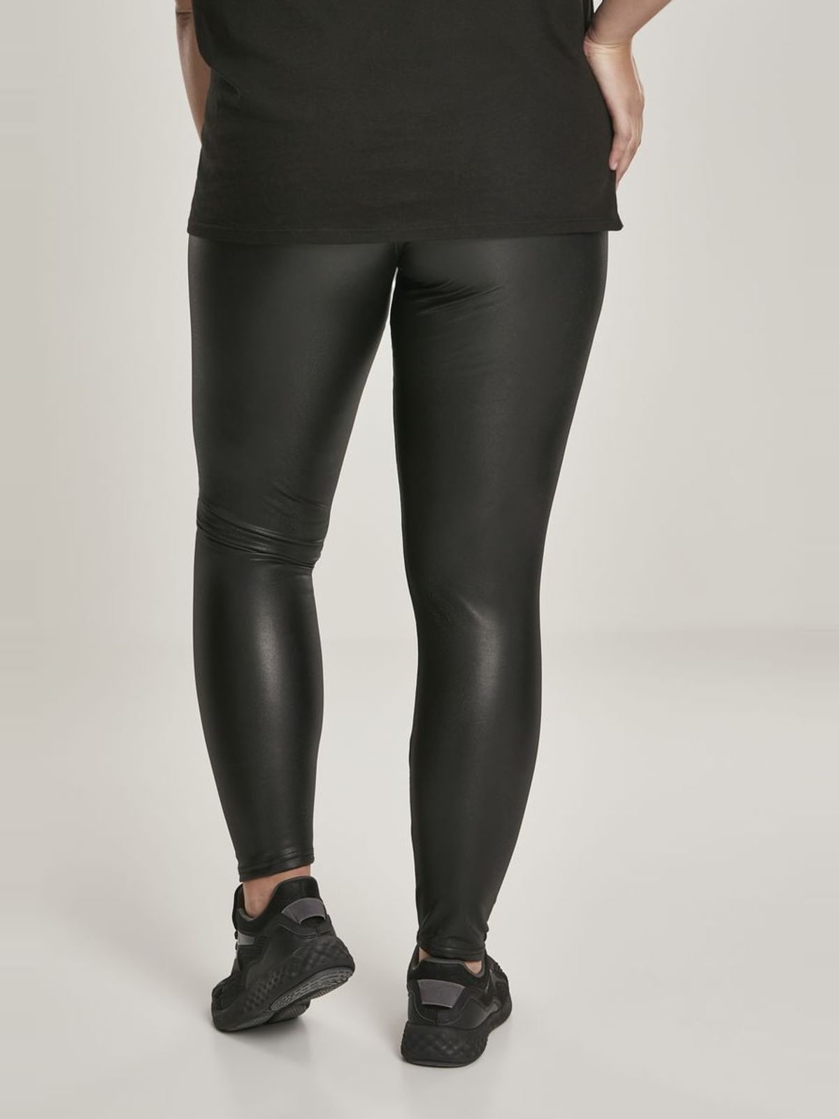 Κολάν Faux Leather High Waist TB3001 Urban Classics Black